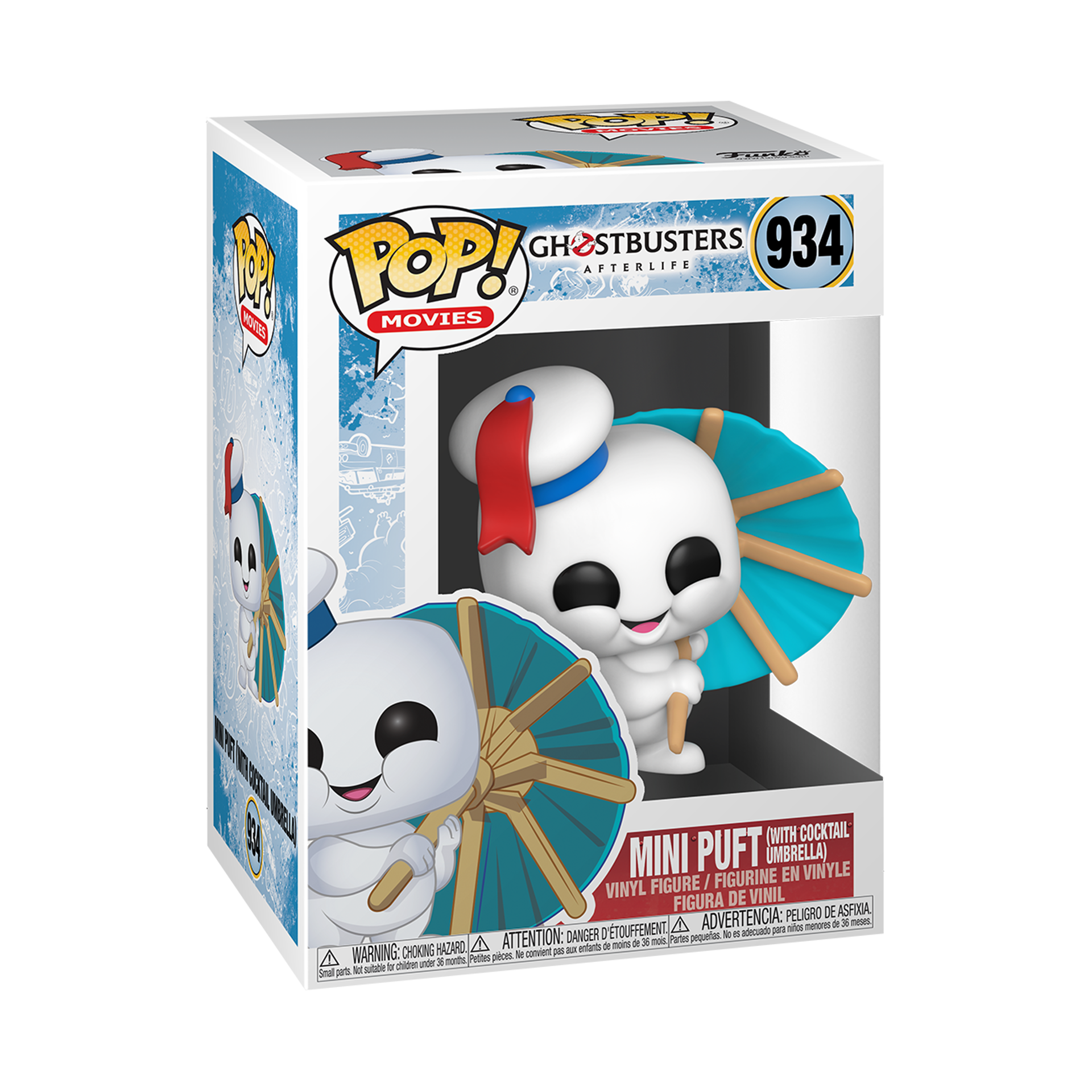 Funko Pop! Movies Ghostbusters: Afterlife - Mini Puft (with Cocktail Umbrella) - flash vidéo
