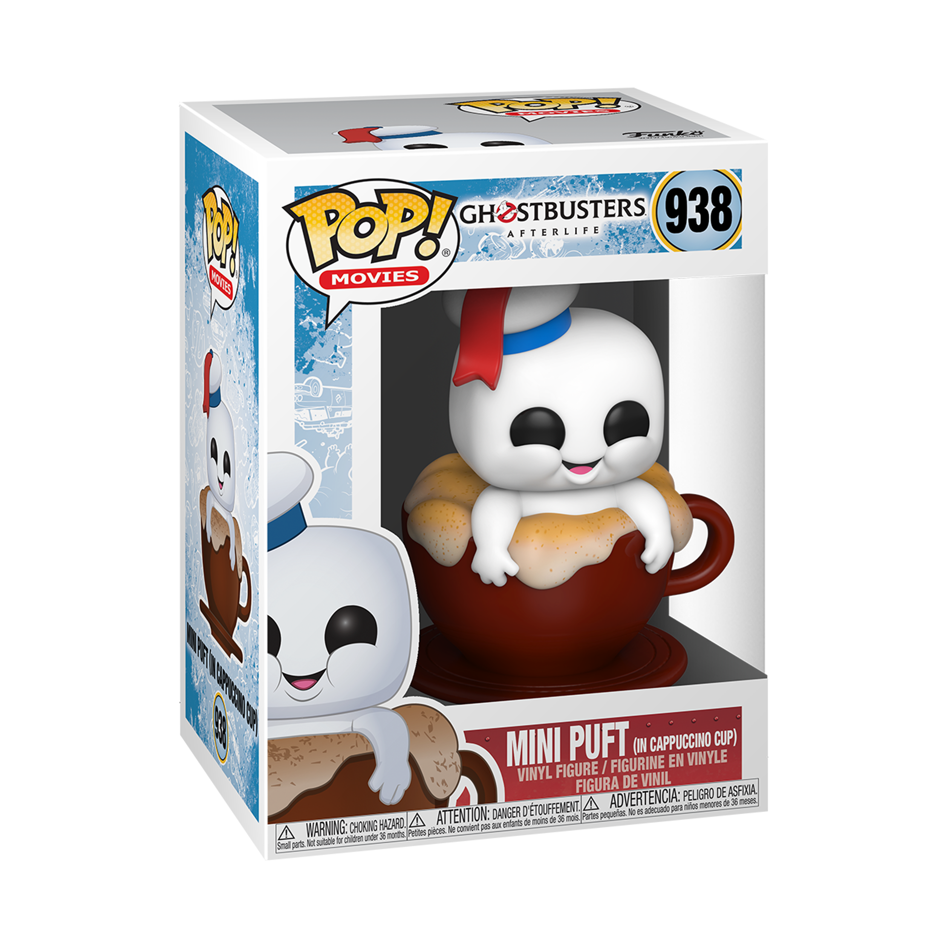 Funko Pop! Movies Ghostbusters: Afterlife - Mini Puft (in Cappuccino Cup) - flash vidéo