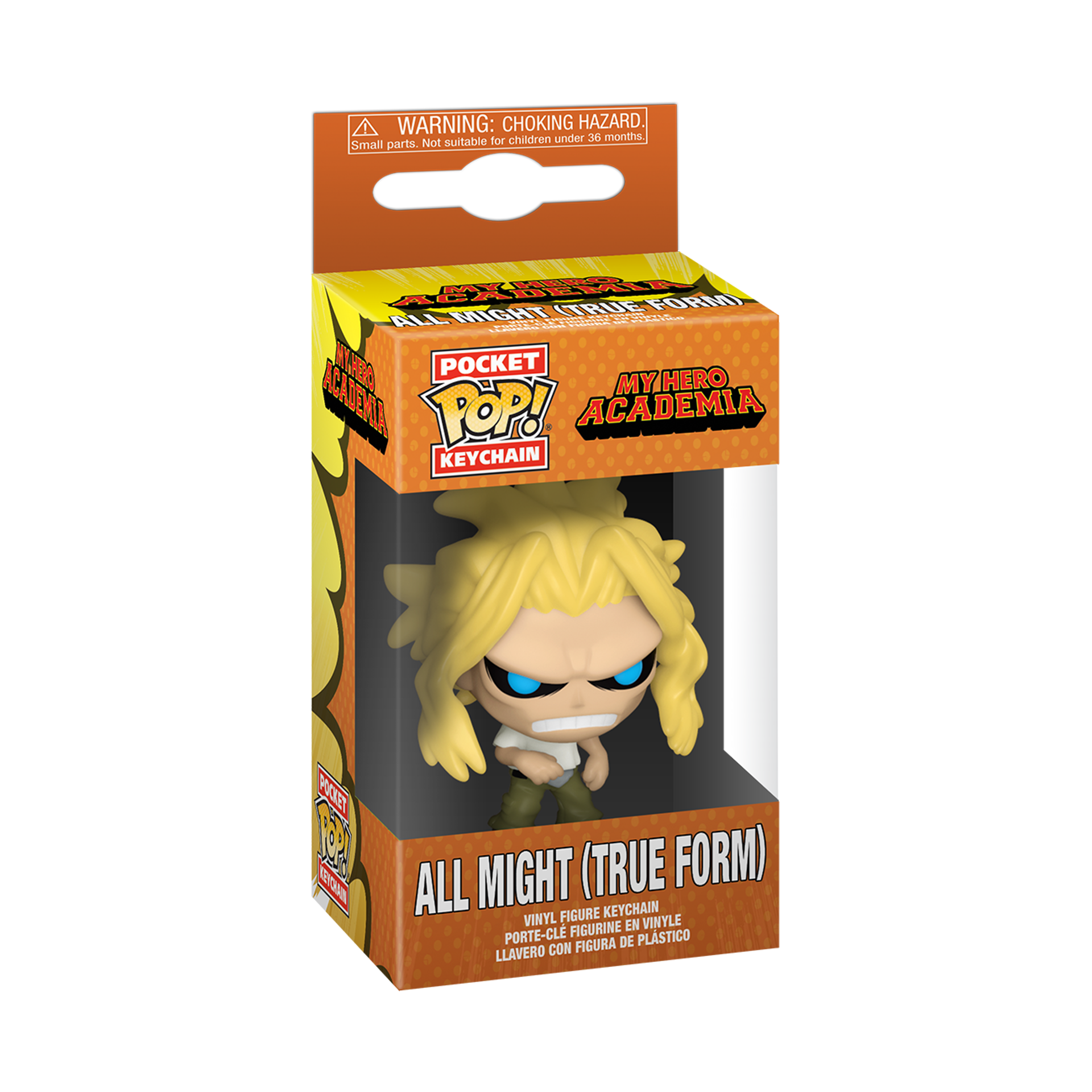 Funko Pocket Pop! Keychain: My Hero Academia - All Might (True Form) - flash vidéo
