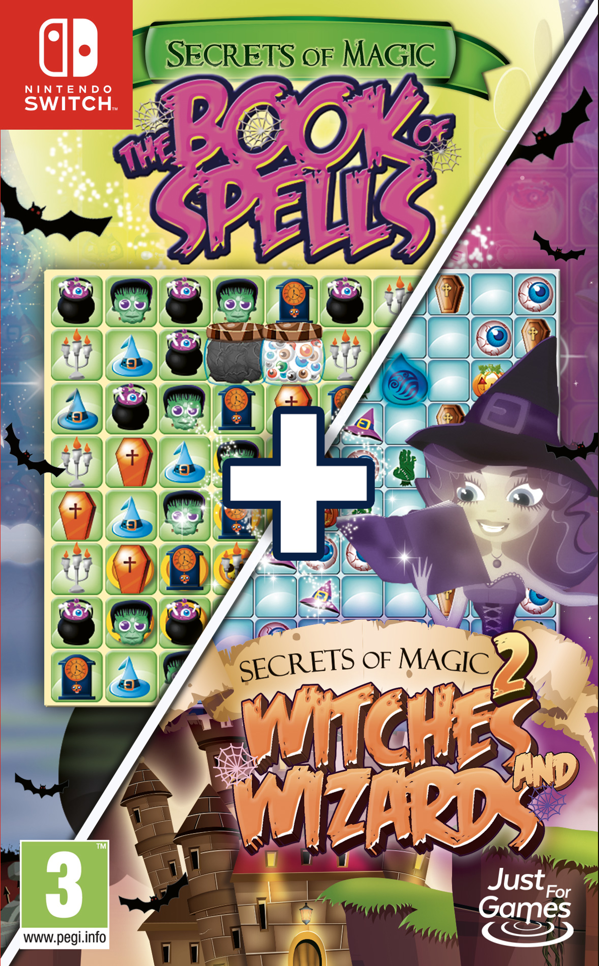 Secrets of Magic : The Book of Spells + Secrets of Magic 2 : Witches and Wizards