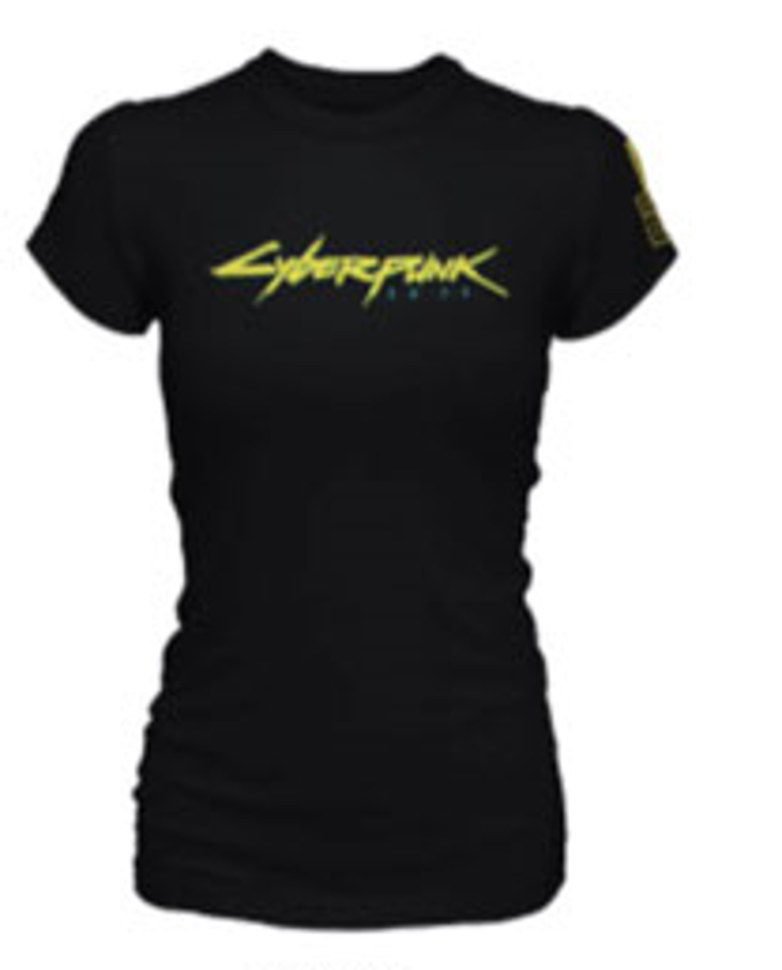 Cyberpunk 2077 - Logo Black Woman T-Shirt - L