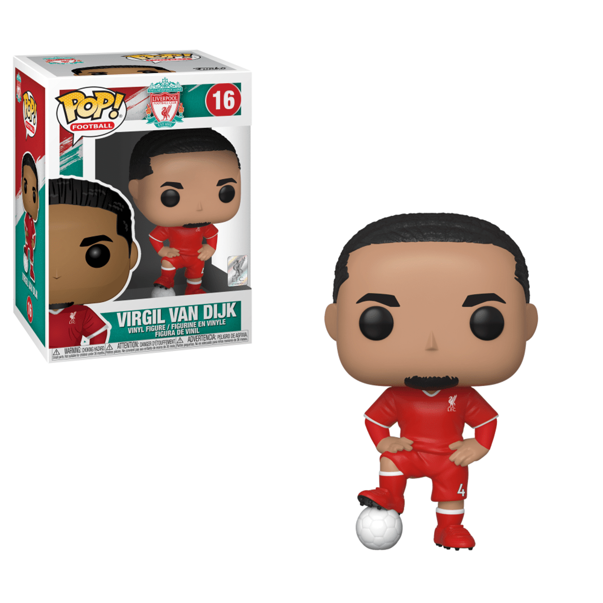 Funko Pop! Football Virgil Van Dijk (Liverpool) - flash vidéo
