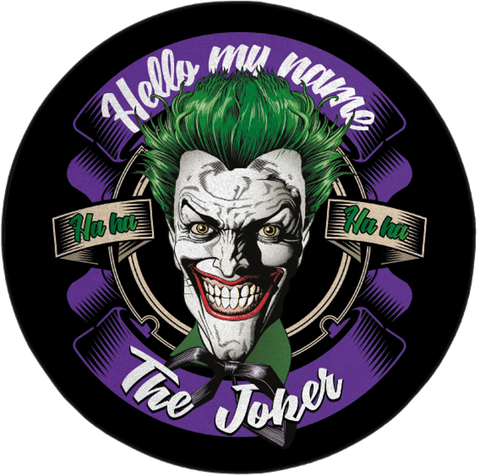 § The Joker - Logo Interior Circular Floor Mat - flash vidéo