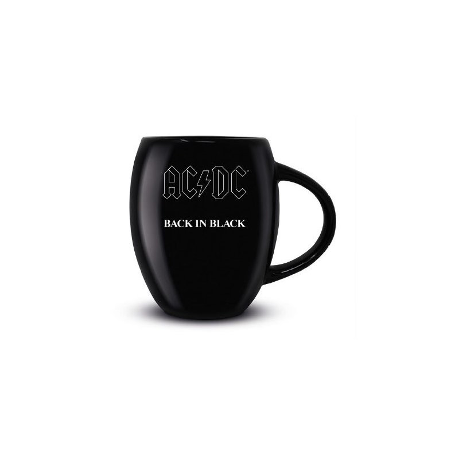 AC/DC - Back In Black Oval Mug