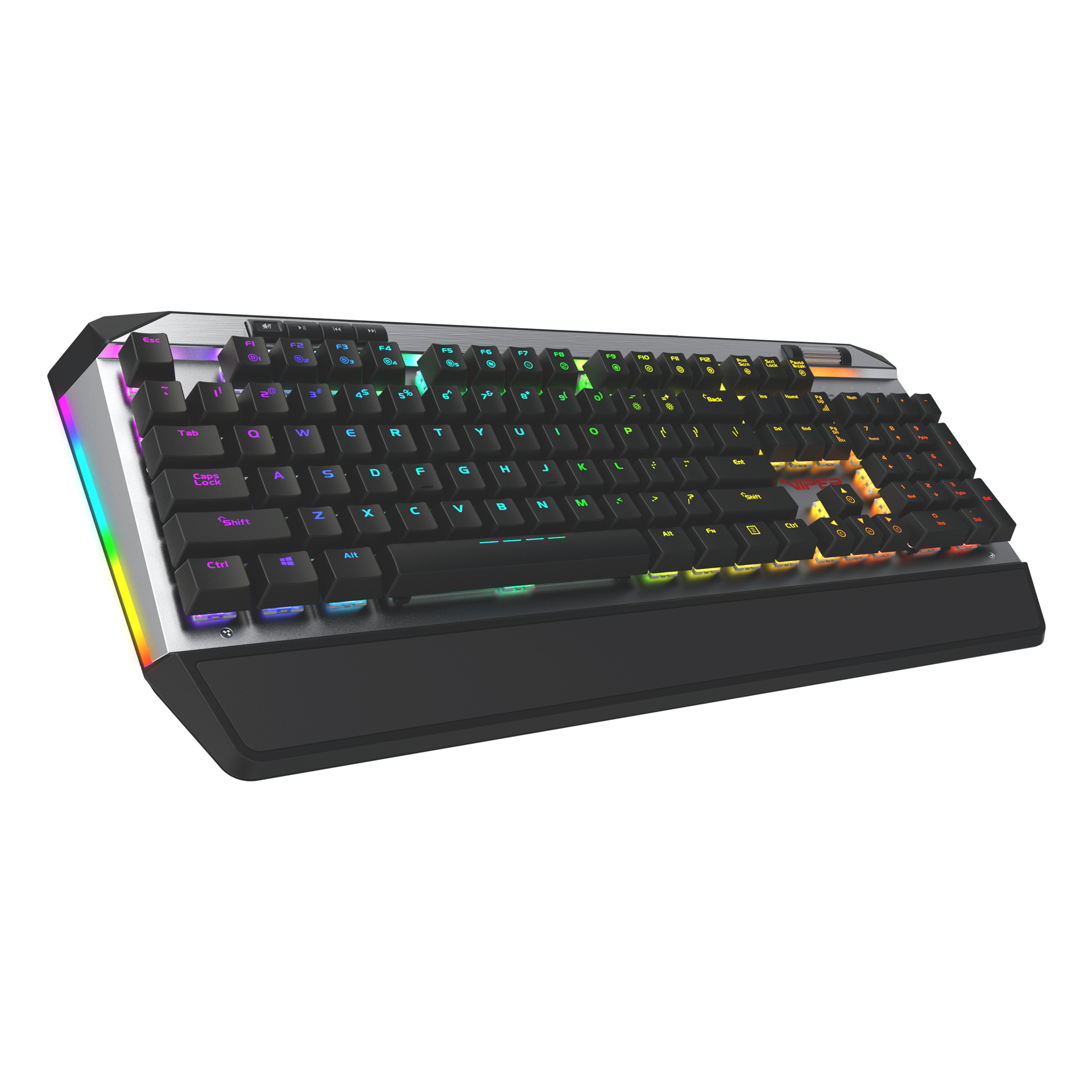 Viper Gaming V765 RGB Mechanical Qwerty Gaming Keyboard with Kaihl Red Switch