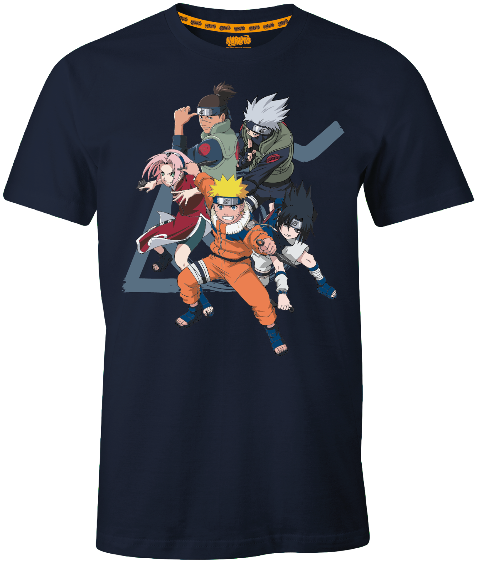 Naruto - T-Shirt Noir Pour Hommes - L - flash vidéo