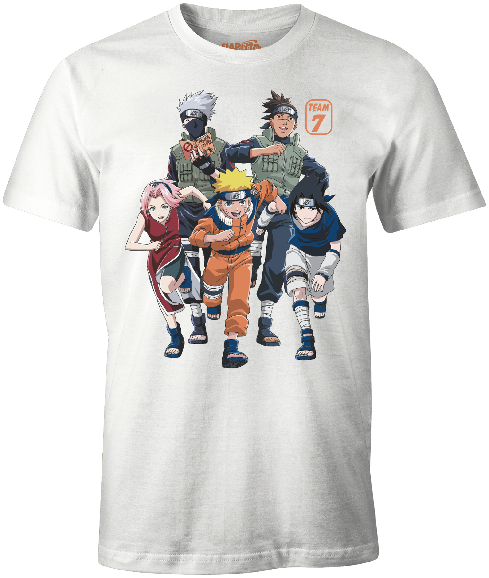 Naruto - Equipe 7 - T-Shirt Blanc Pour Hommes - L