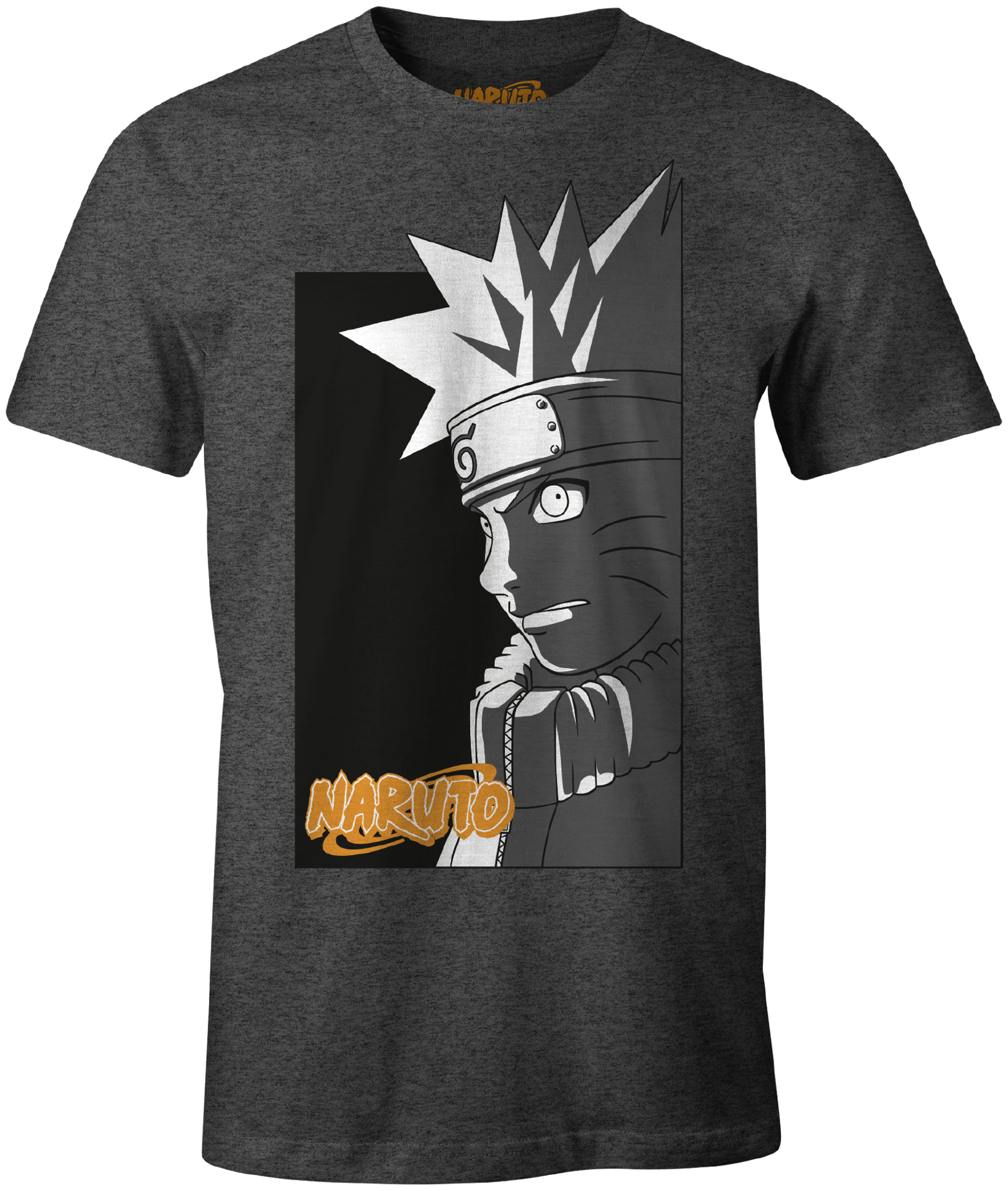 Naruto - L'Ombre de Naruto -T-Shirt  Anthra Mel Pour Hommes - XL