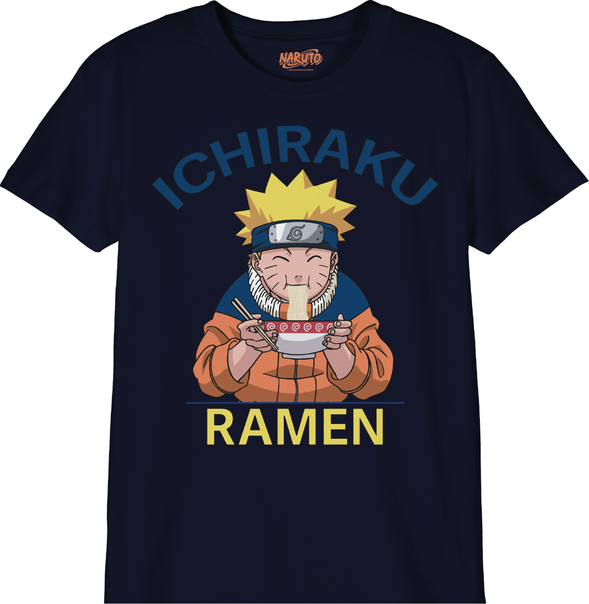 Naruto - Ramen d'Ichiraku - T-Shirt Bleu Marine - 10 ans