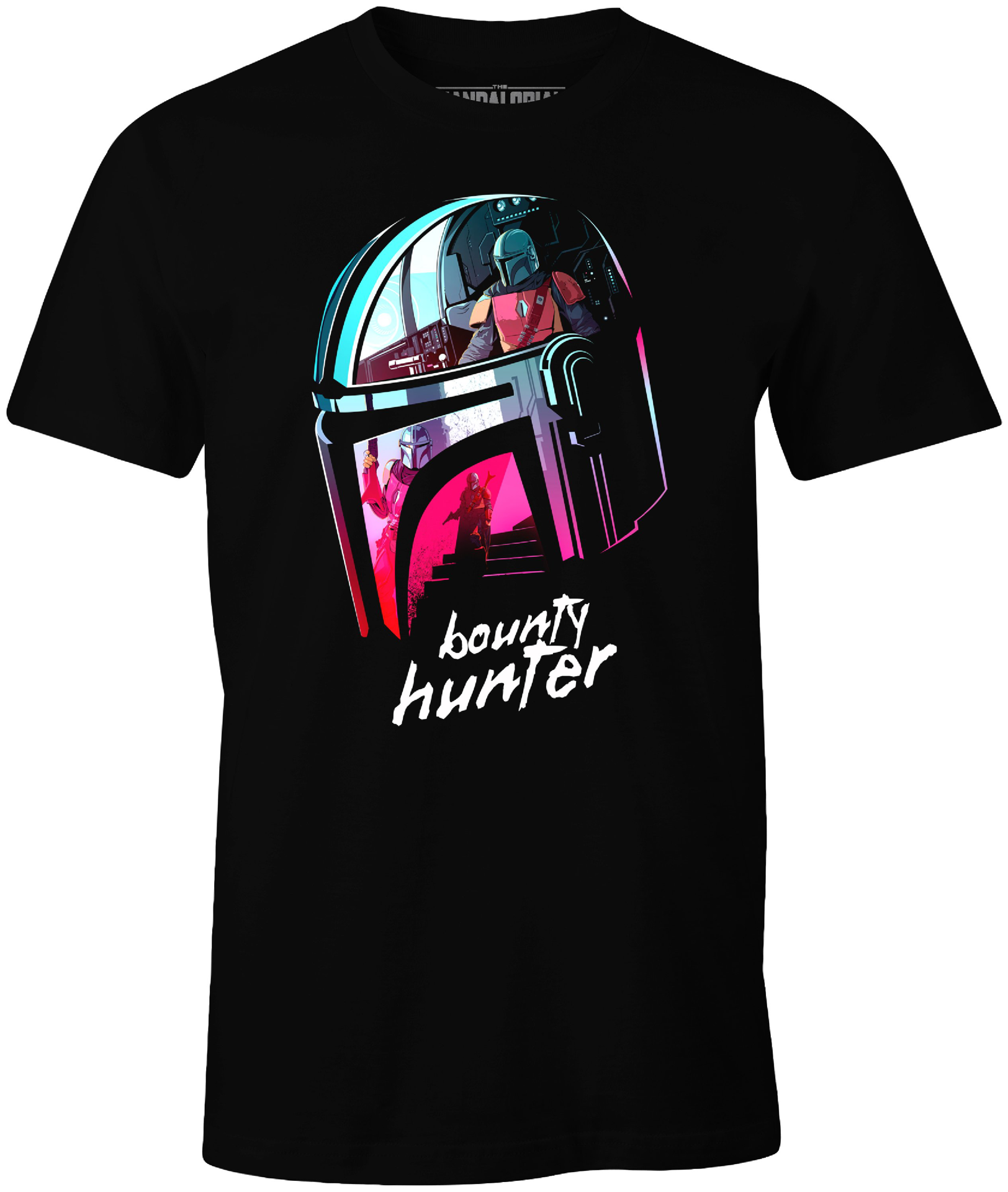 The Mandalorian - Bounty Hunter Black T-Shirt XL - flash vidéo