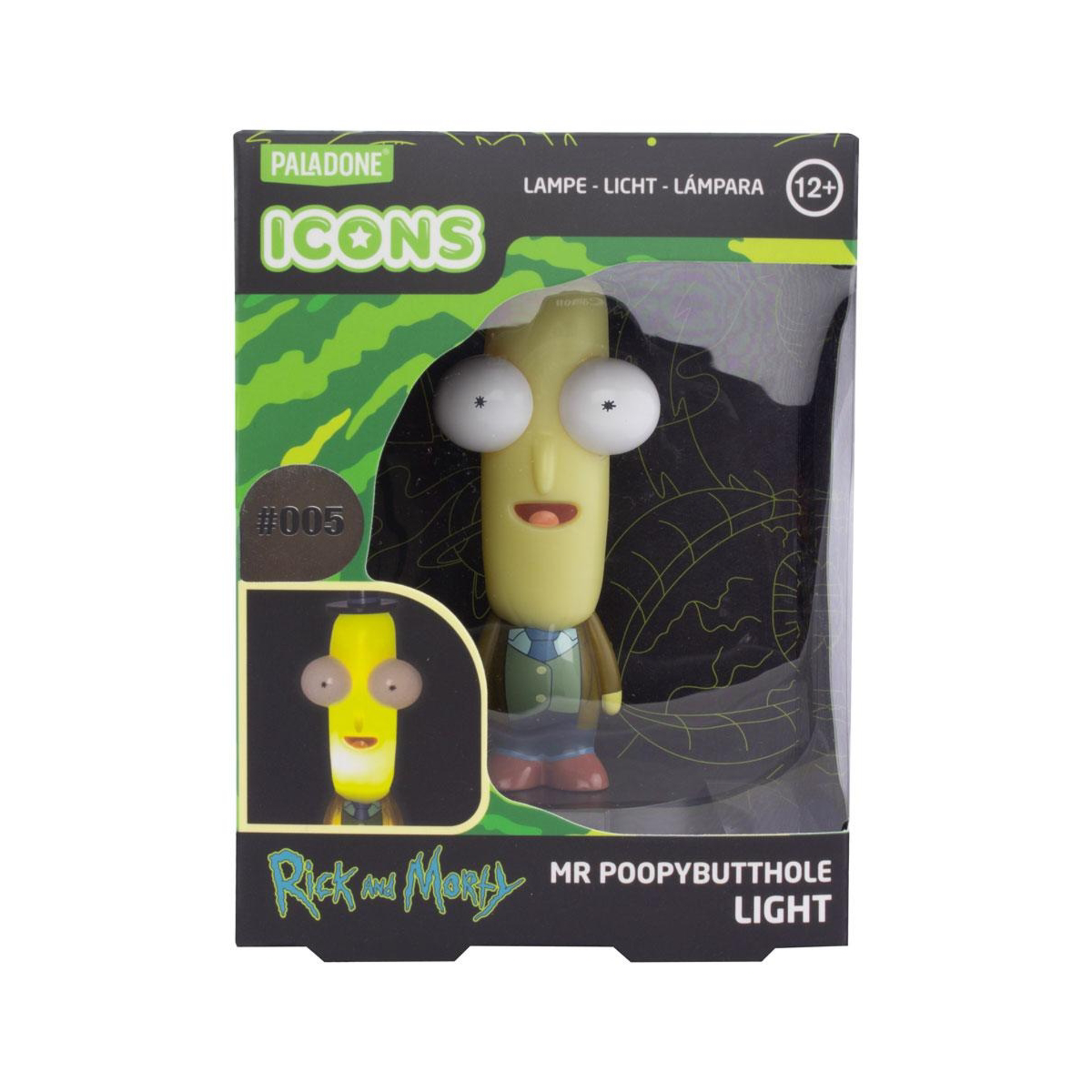 Rick et Morty - Lampe Icon Mr PoopyButtHole - flash vidéo