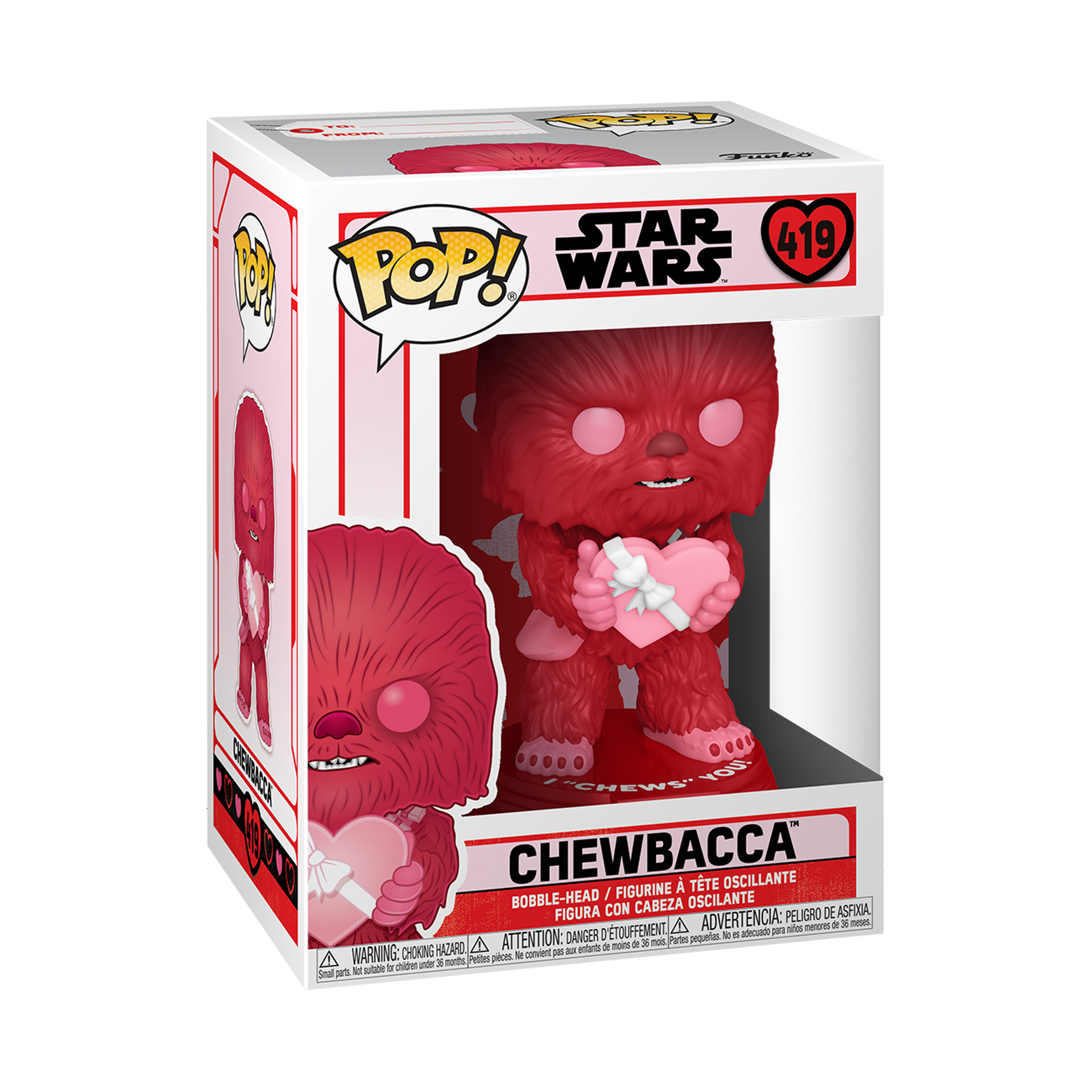 Funko Pop! Star Wars: Valentines - Chewbacca - flash vidéo