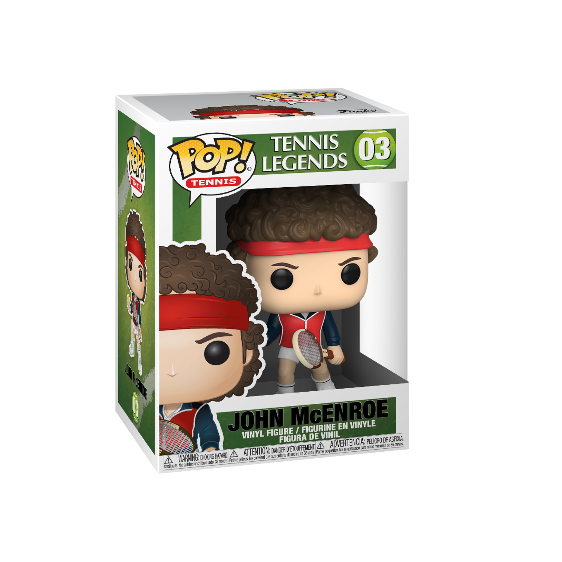 Funko Pop! Tennis: Tennis Legends - John McEnroe ENG Merchandising - flash vidéo