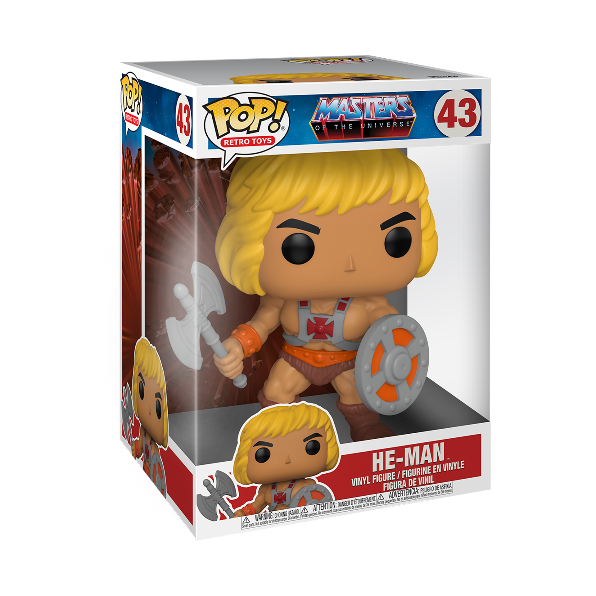 Funko Pop! Retro Toys: Masters of the Universe - He-Man 10" ENG Merchandising