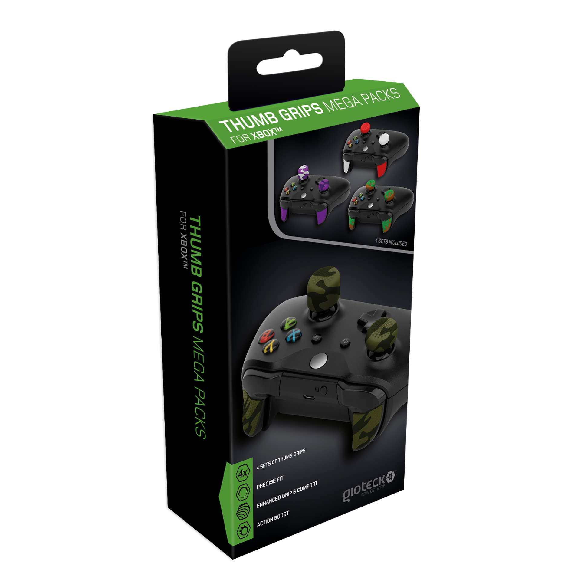 Gioteck - Méga pack de reposes pouce (Thumb Grips) pour Xbox One