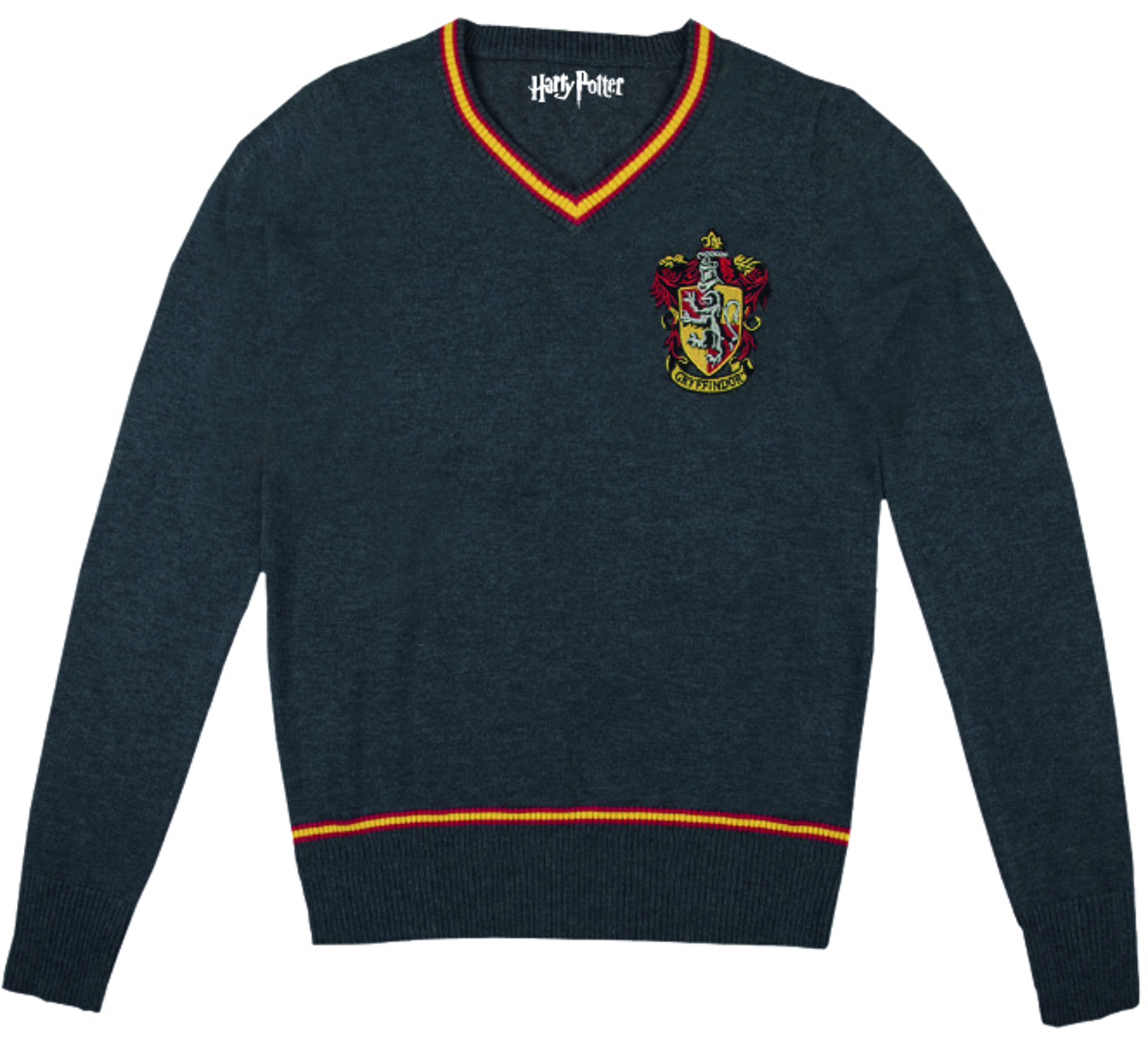 Harry Potter - Pull Anthracite Hommes Gryffondor - XS