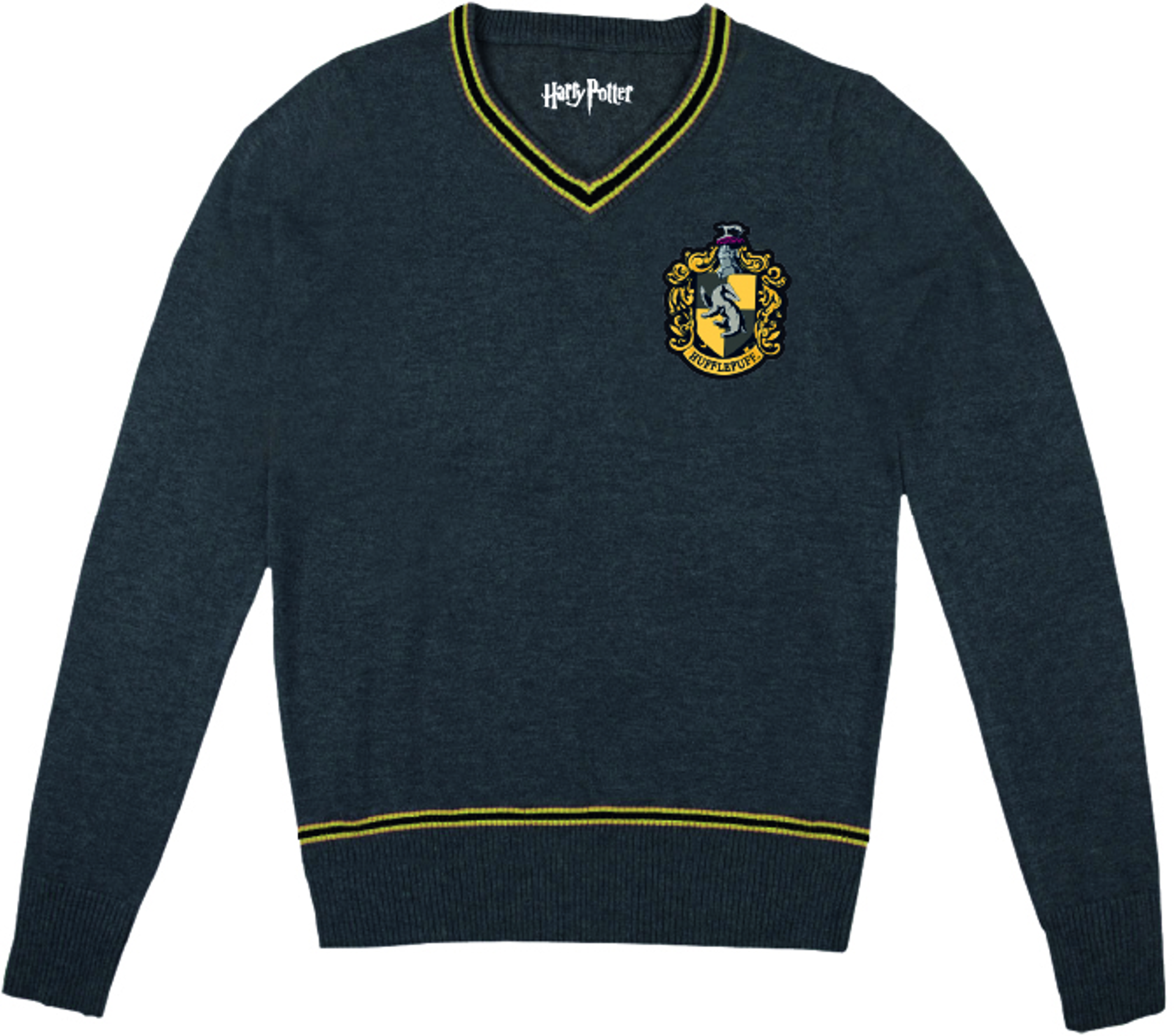Harry Potter - Pull Anthracite Hommes Poufsouffle - XL - flash vidéo