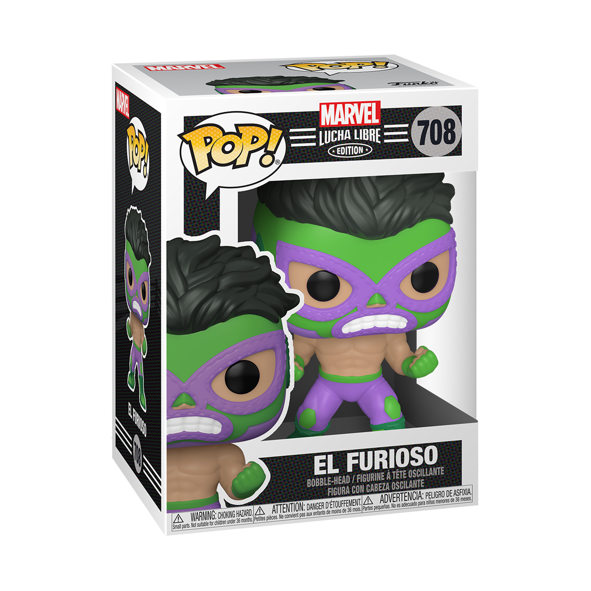 Funko Pop! Marvel: Lucha Libre Edition - El Furioso ENG Merchandising