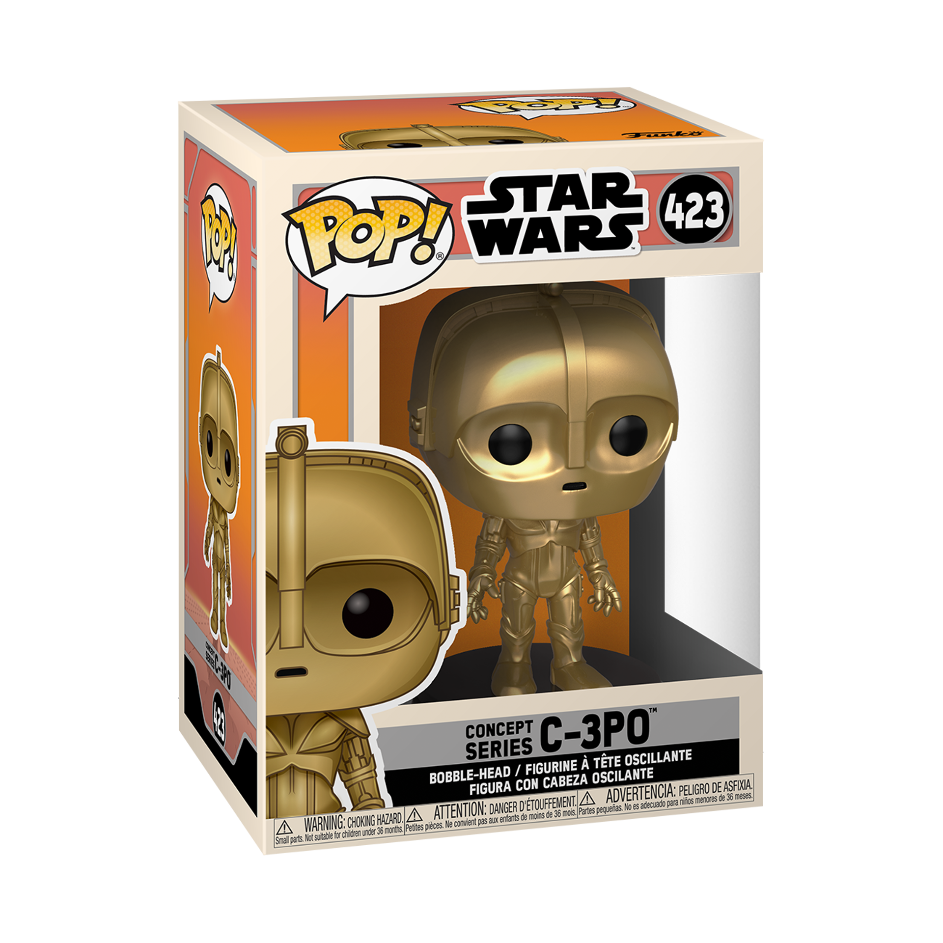 Funko Pop! Star Wars: Concept Series - C-3PO ENG Merchandising - flash vidéo
