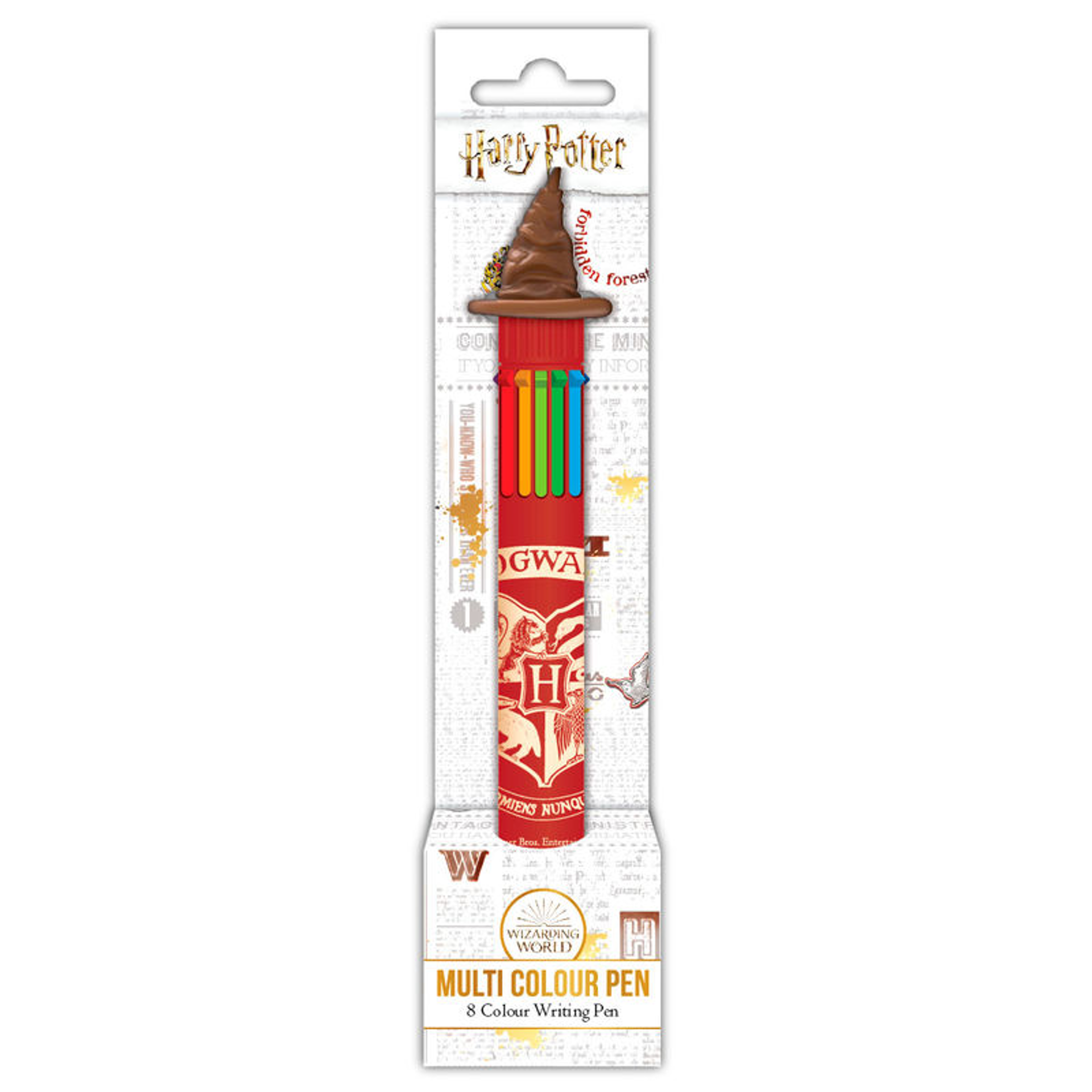 § Harry Potter - Bic à 8 Couleurs Choixpeau - flash vidéo