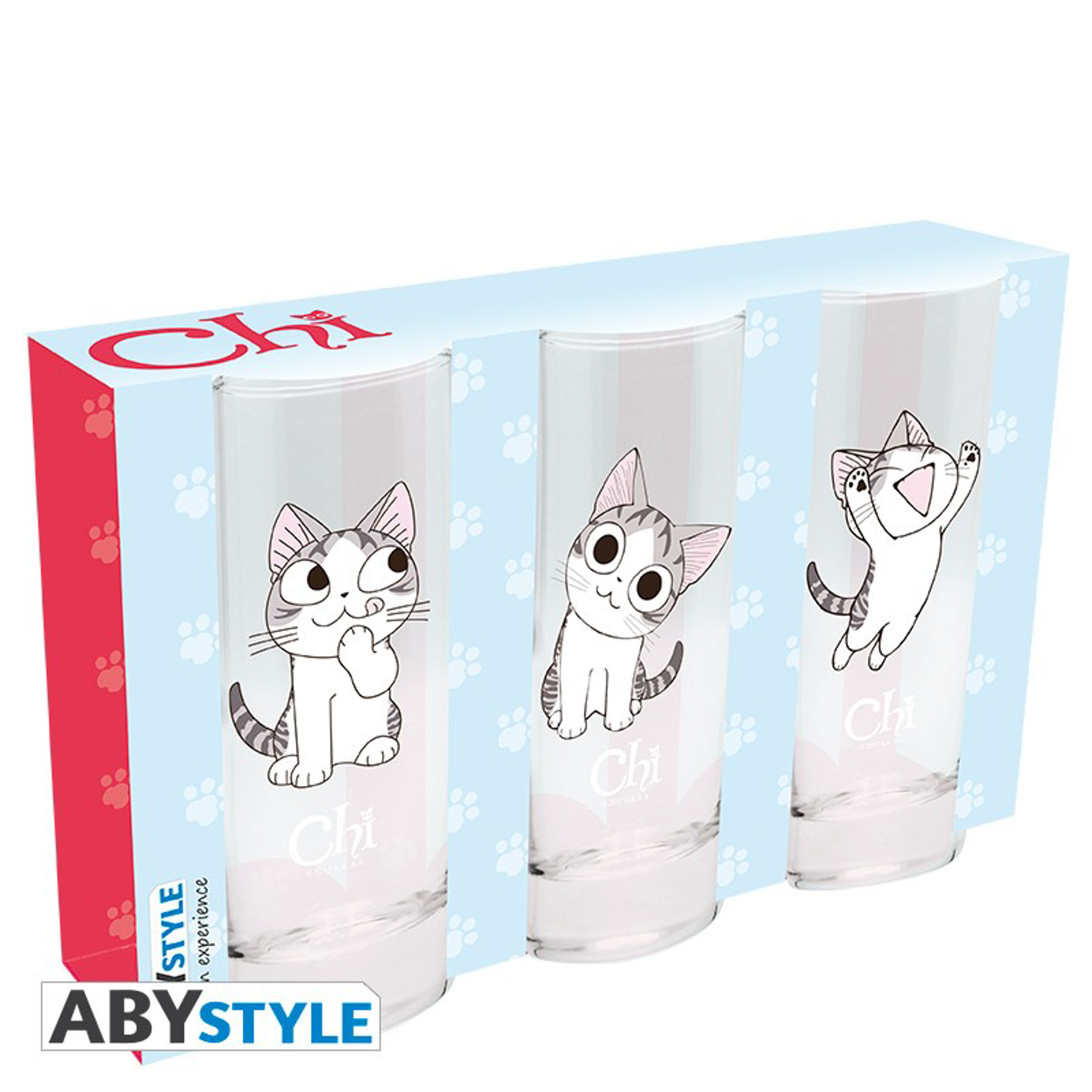 CHI - Set de 3 verres - flash vidéo