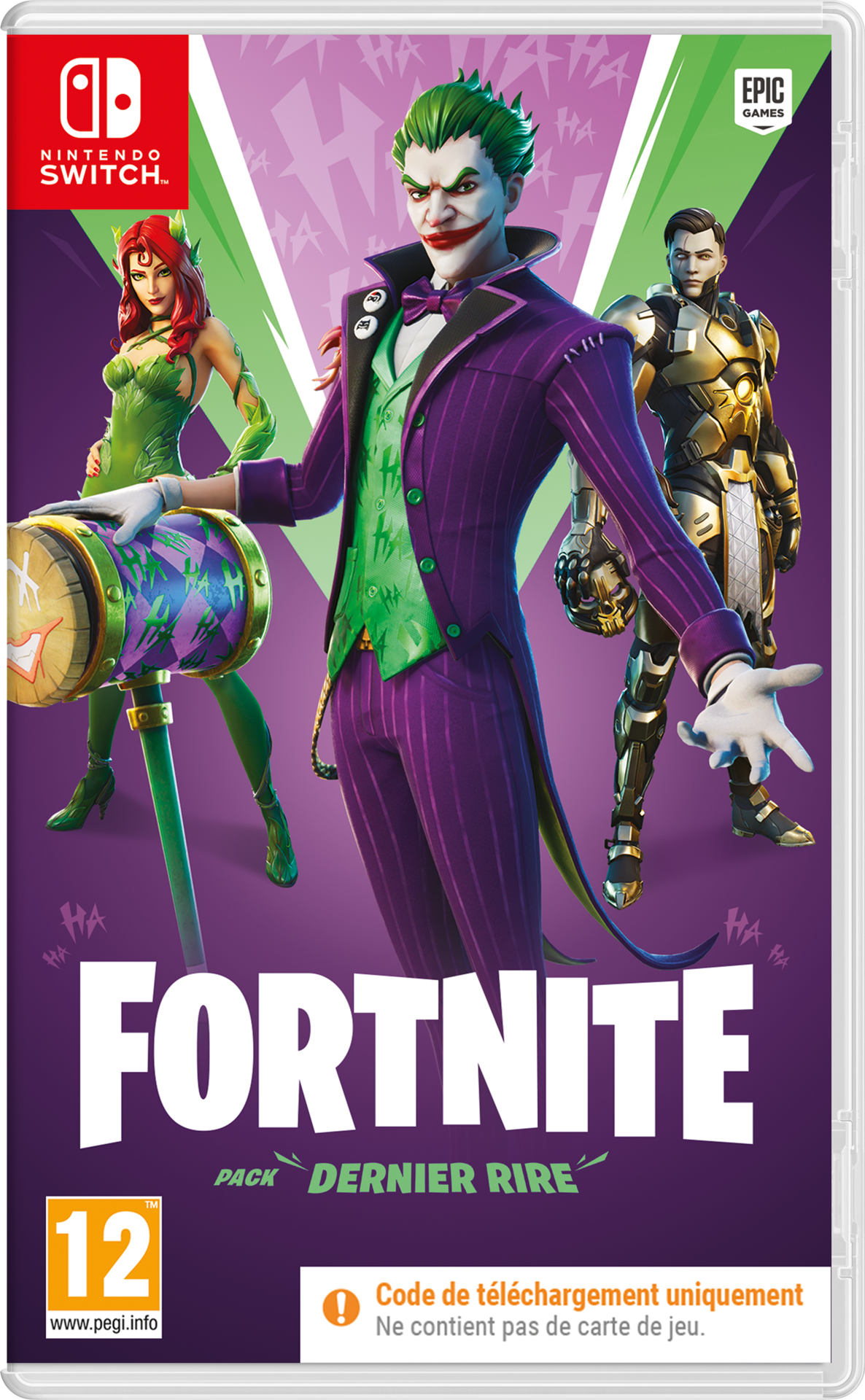 Fortnite - Pack Dernier Rire (Code-in-a-box) - flash vidéo