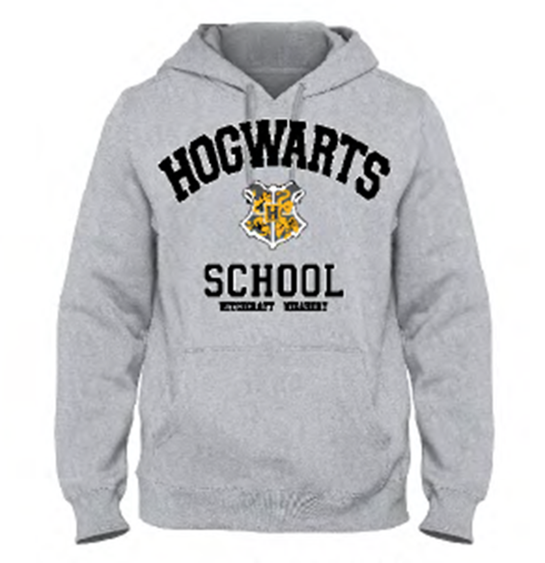 Harry Potter - Hogwarts School Grey Men's Sweat Hoodie - S