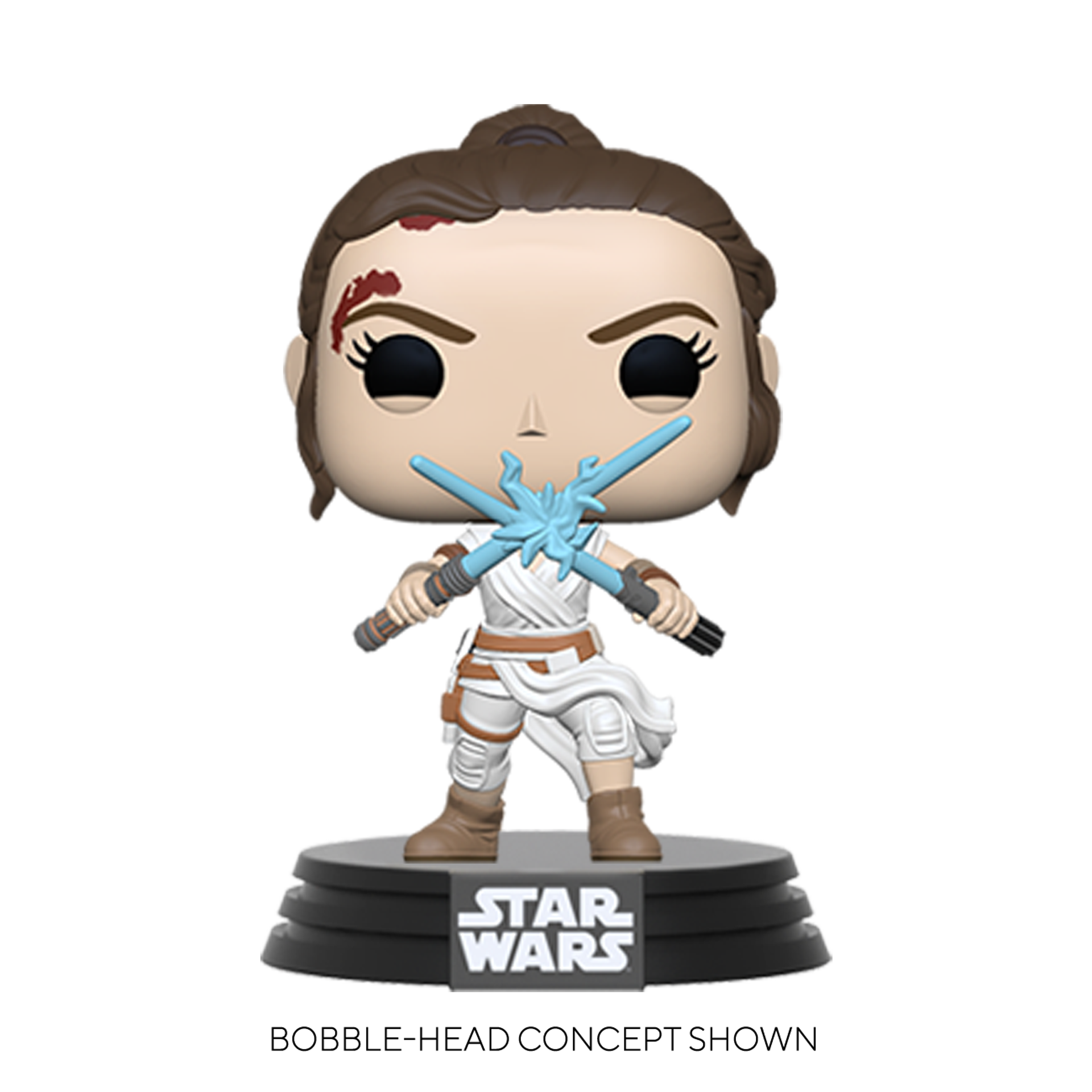 Funko Pop! Star Wars: The Rise of the Skywalker - Rey (with 2 Light Sabers) ENG Merchandising - flash vidéo