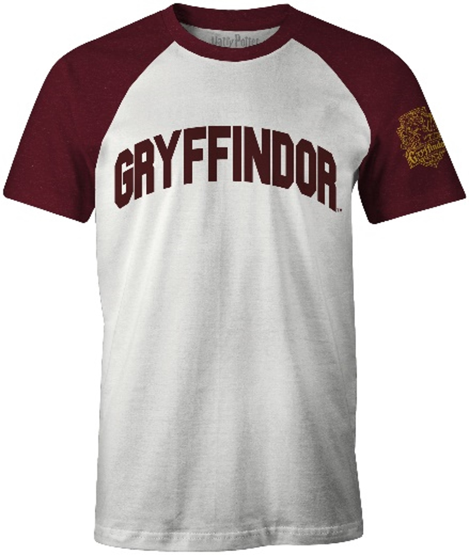 Harry Potter - T-Shirt Blanc et Rouge Gryffondor - S