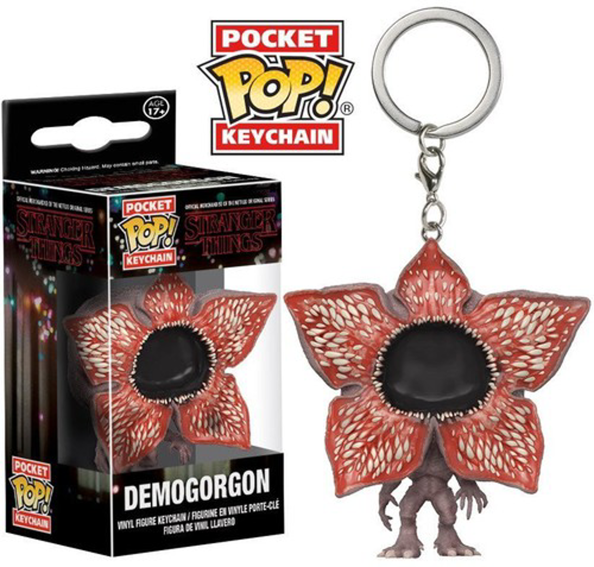 Funko Pocket Pop! Keychain Stranger Things - Demogorgon Open Face - flash vidéo