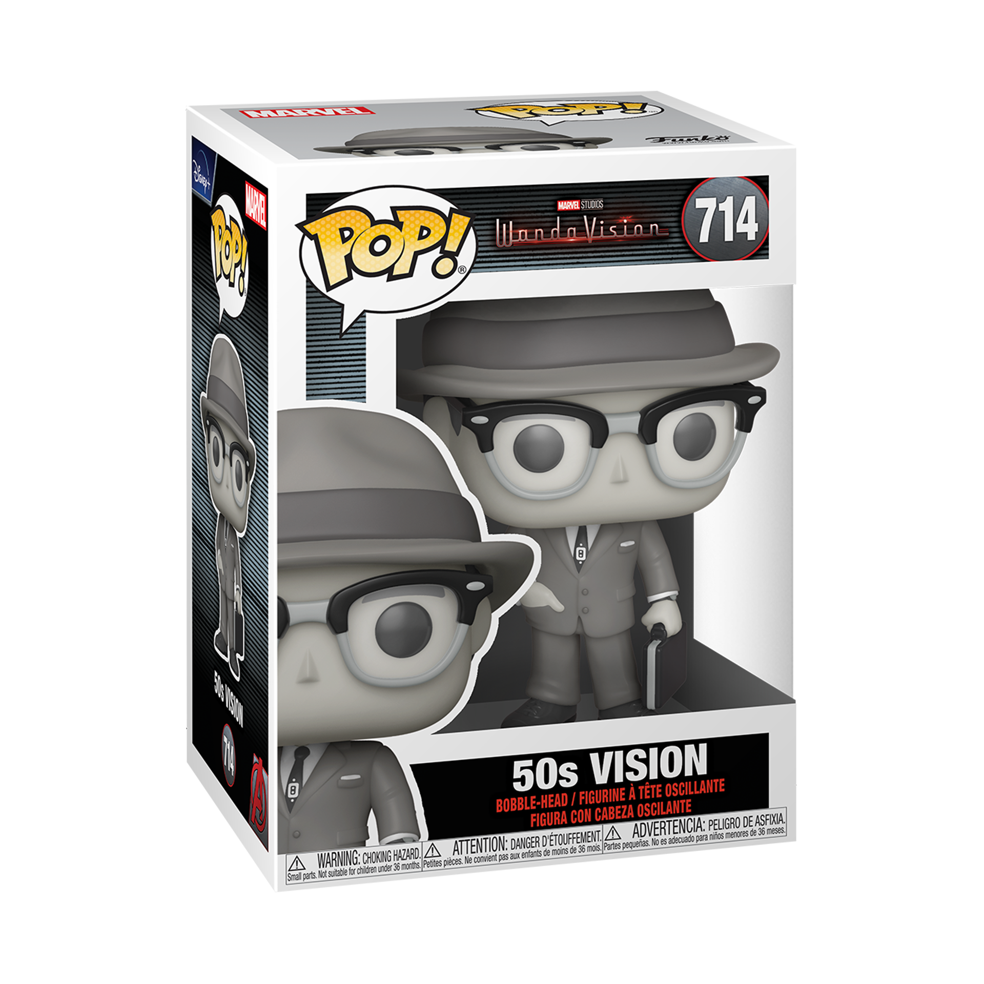 Funko Pop! Marvel: WandaVision - 50s Vision (with Chase) ENG Merchandising