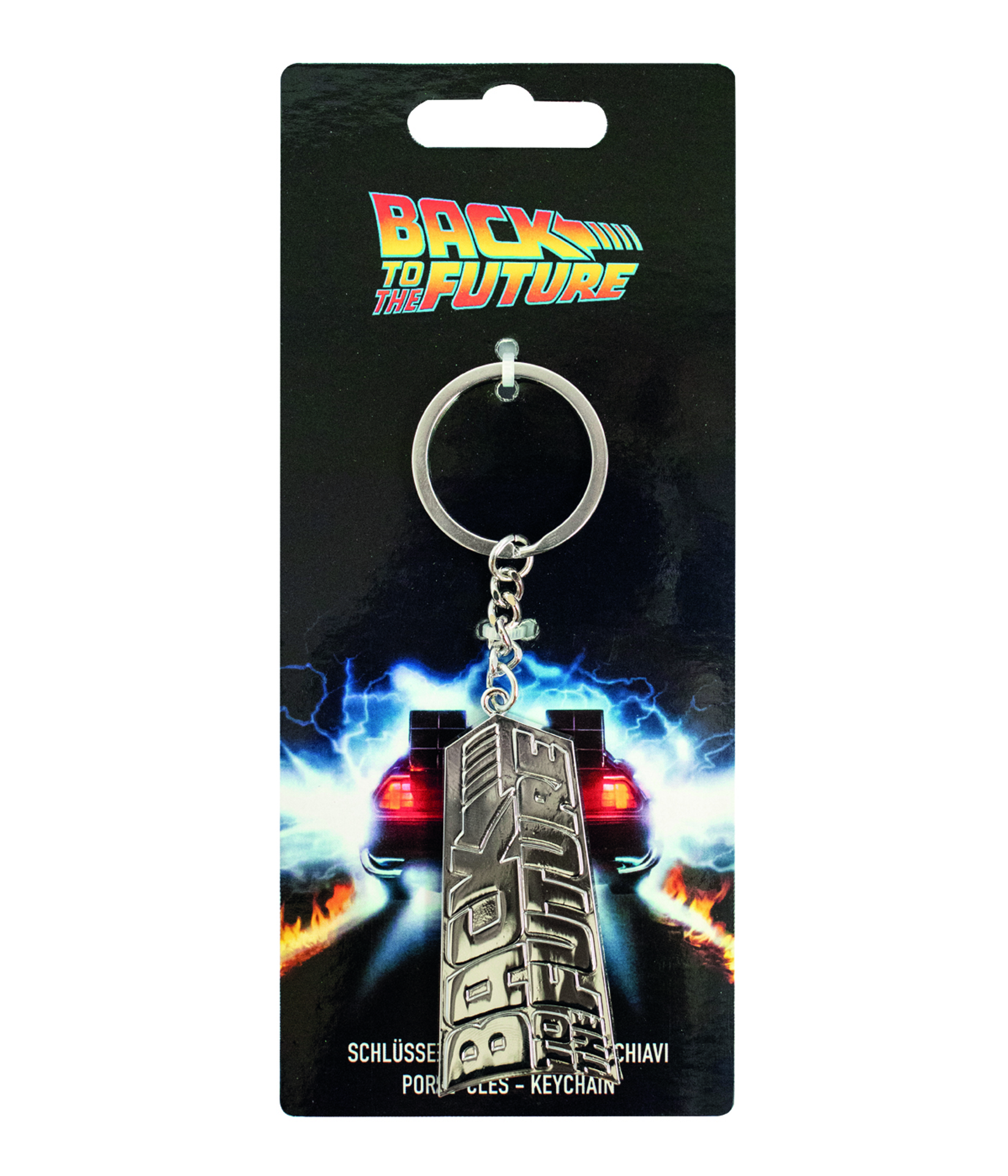 Retour vers le futur - Porte-clef en métal Logo