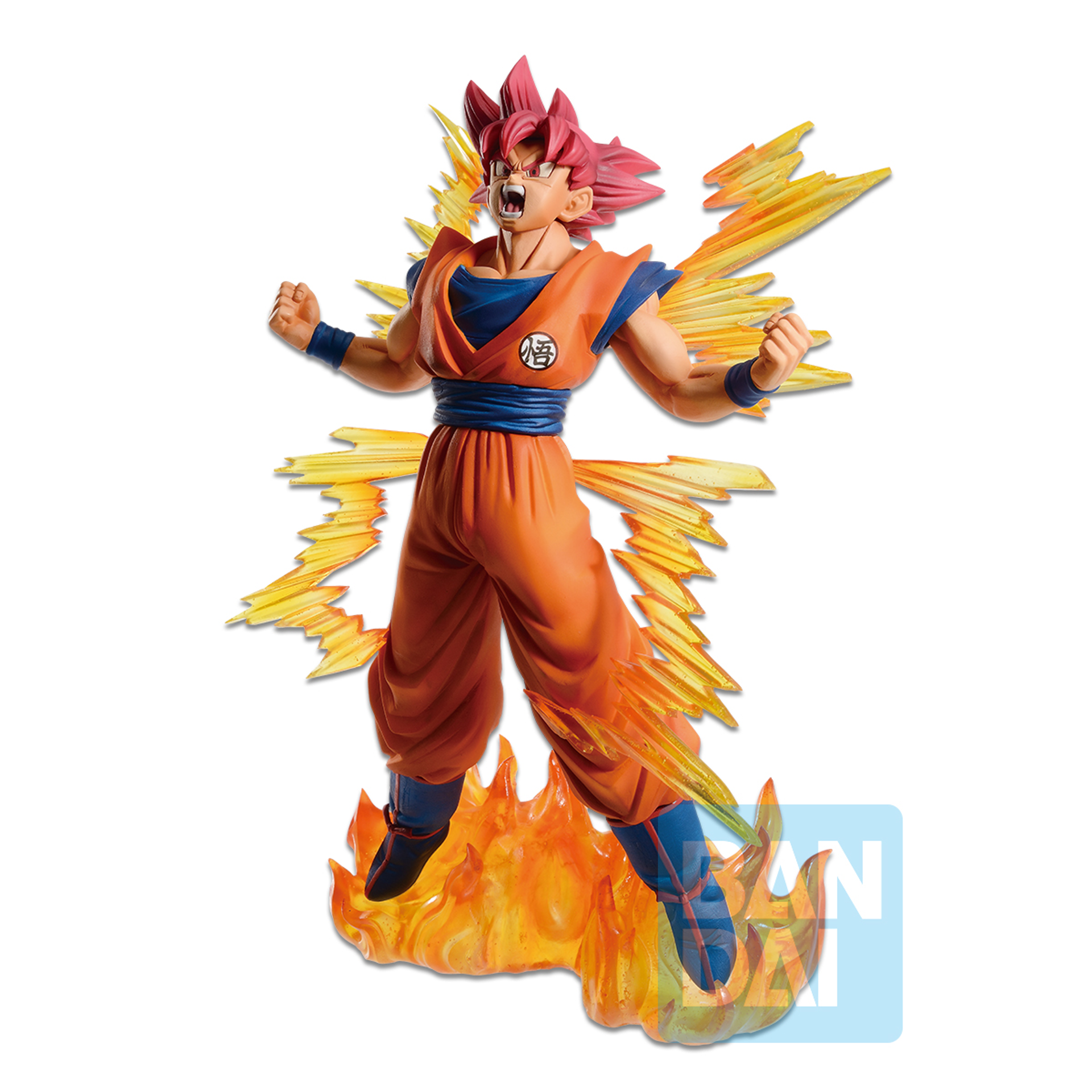 Dragon Ball Super Ichibansho - Super Saiyan God Goku Figure 20cm - flash vidéo