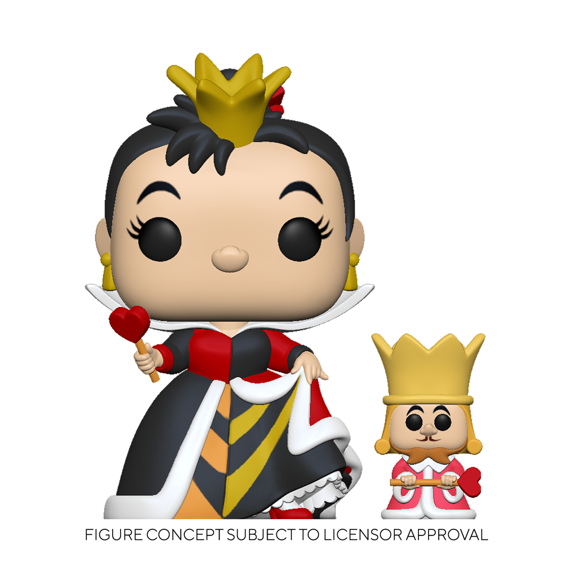 Funko Pop! Disney: Alice in Wonderland - Queen with King