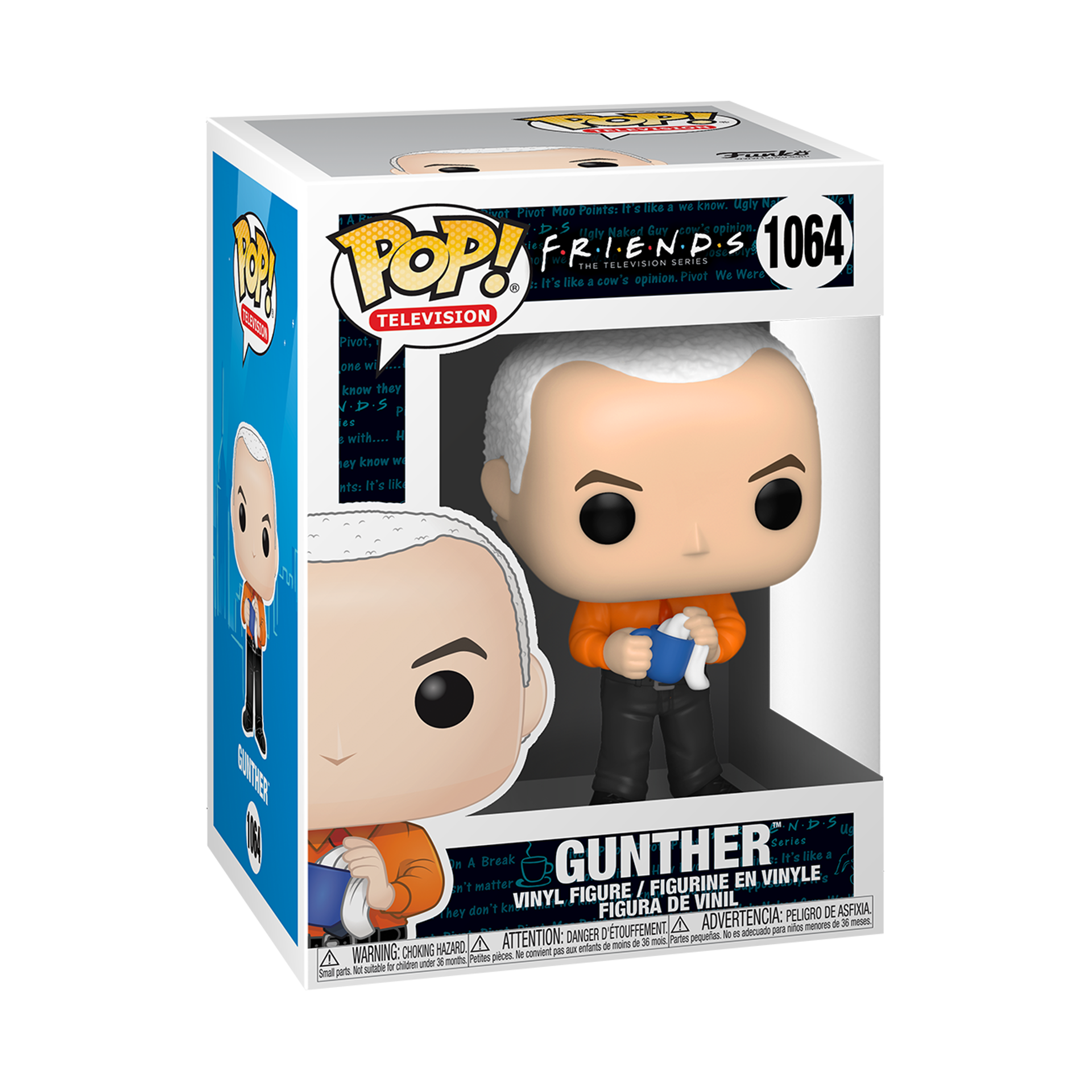 Funko Pop! TV: Friends - Gunther (with Chase) ENG Merchandising - flash vidéo