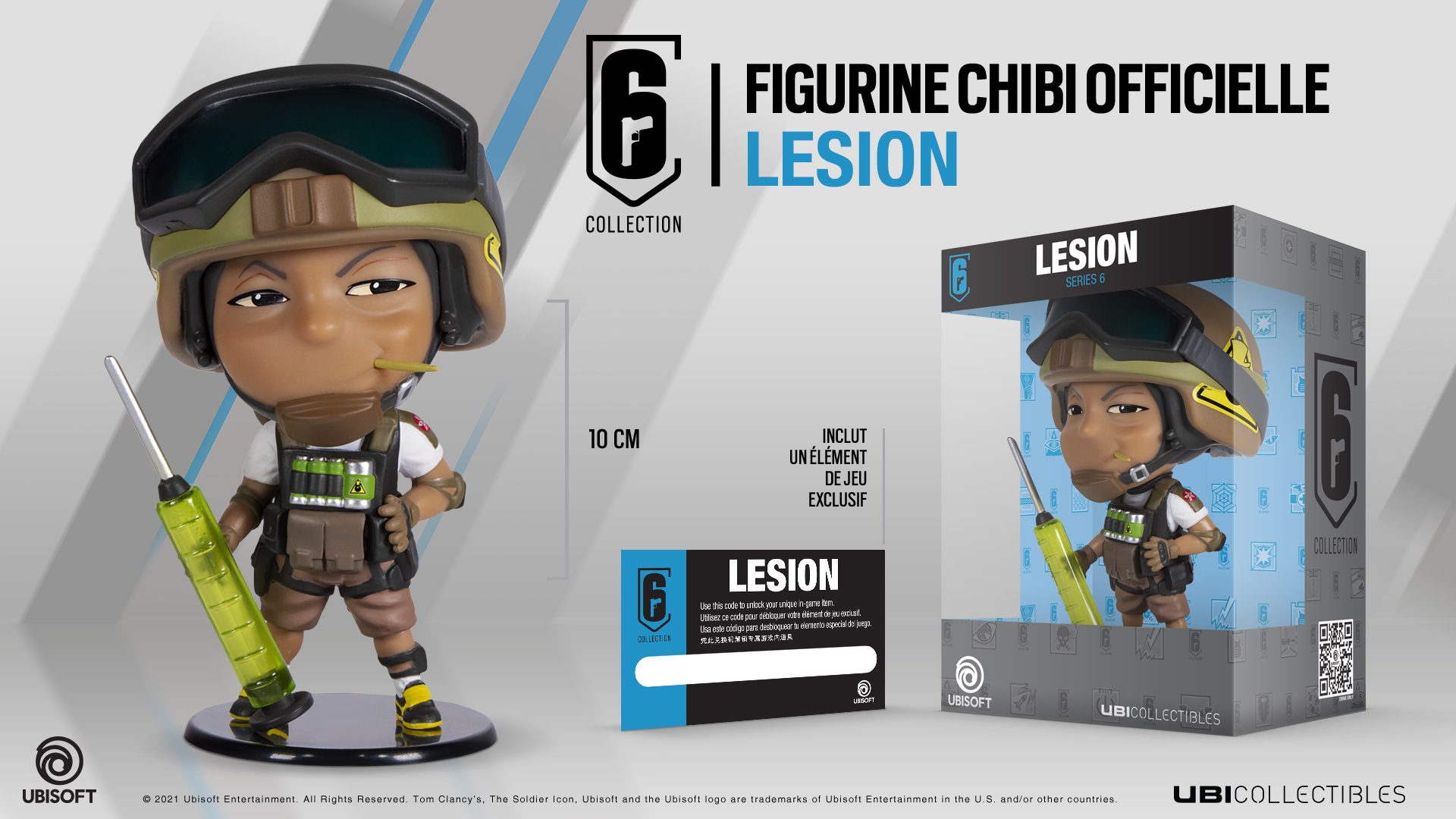 Ubicollectibles Six Collection Série 6 Figurine Chibi Lesion 10cm - flash vidéo