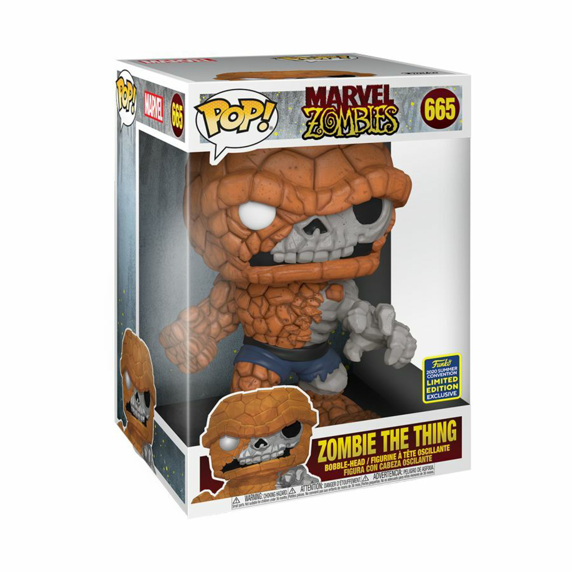 Funko Pop! Marvel Zombies: Zombie The Thing 10" Super Sized Pop! - US Exclusive