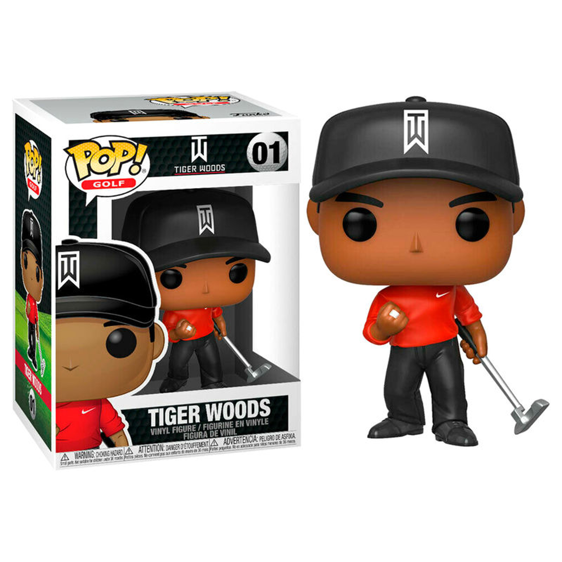 Funko Pop! Golf: Tiger Woods (Red Shirt) ENG Merchandising - flash vidéo