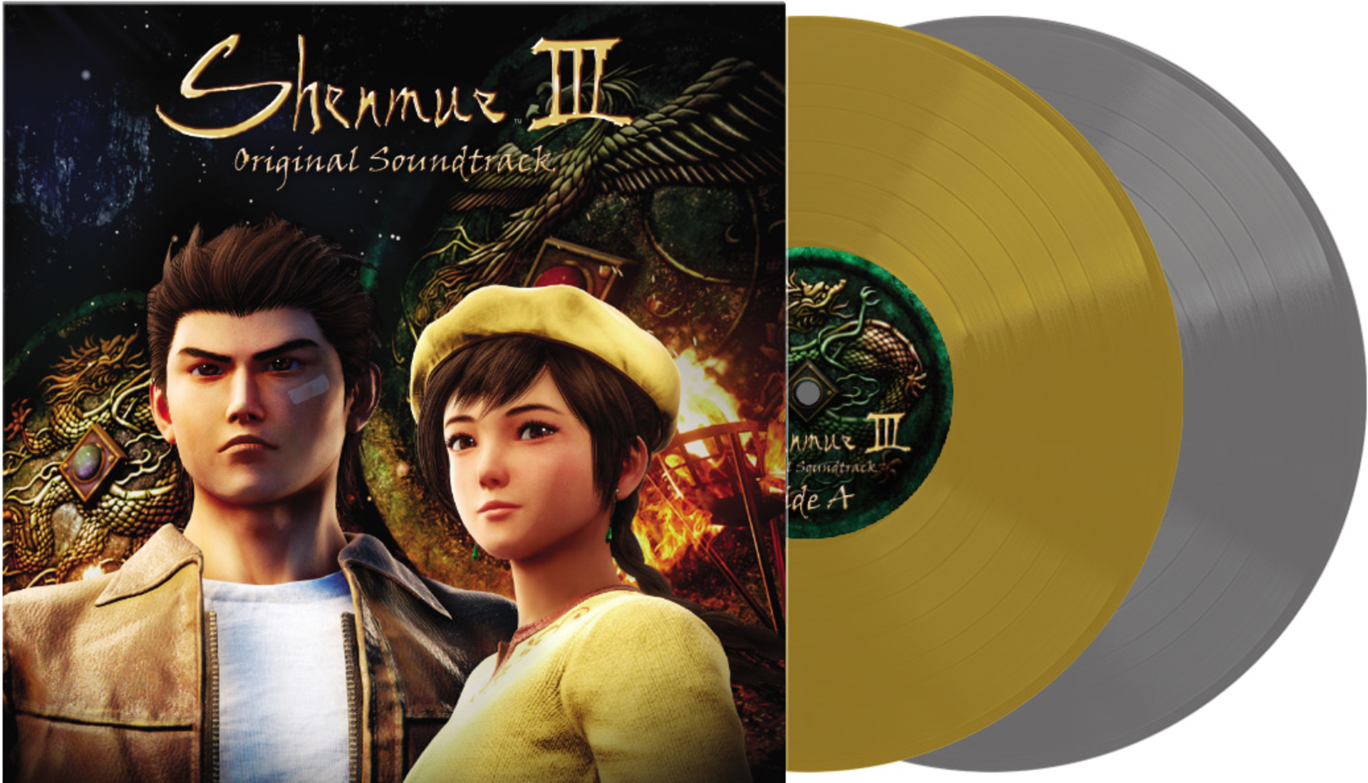 Shenmue 3 Original Soundtrack Music Selection - 2 Gold & Silver LP