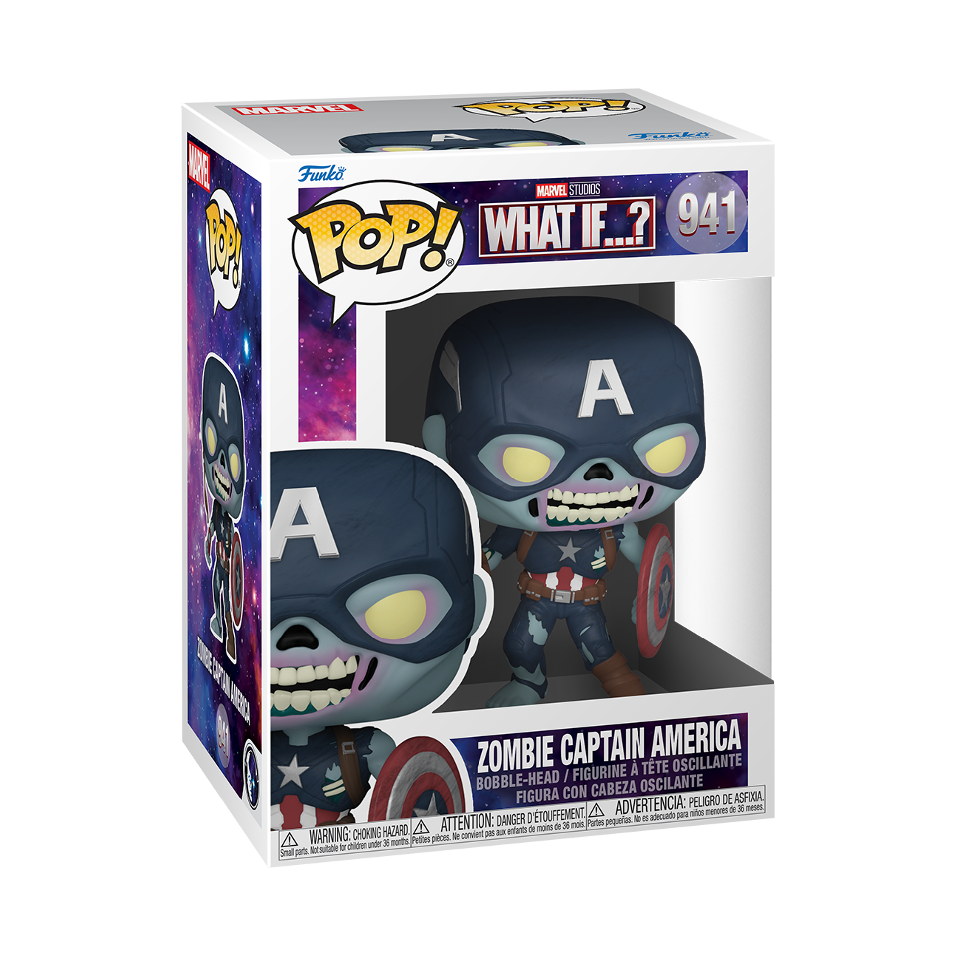 Funko Pop! Marvel: What If...? - Zombie Captain America - flash vidéo