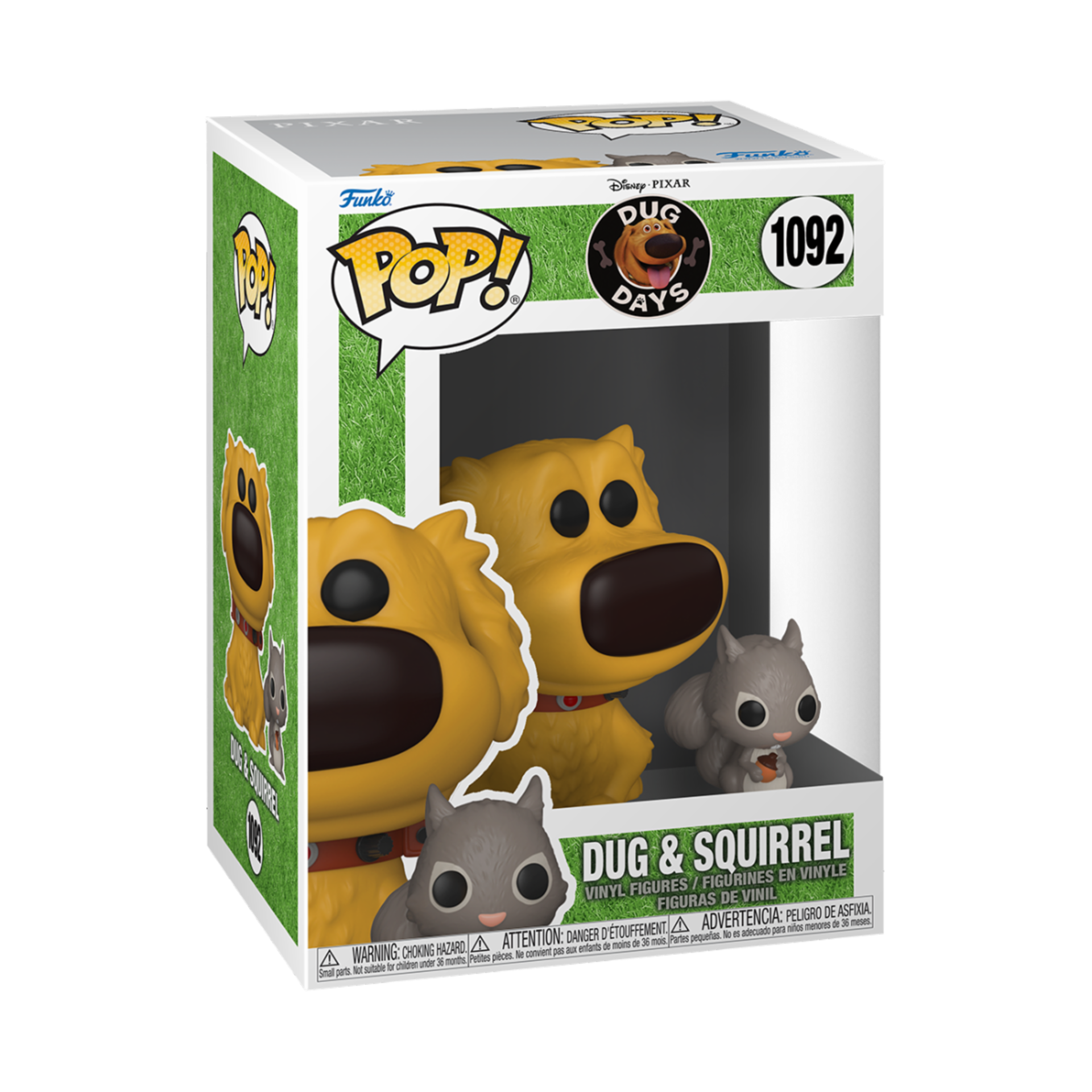 Funko Pop! Disney Pixar: Dug Days - Dug (with Squirrel) - flash vidéo