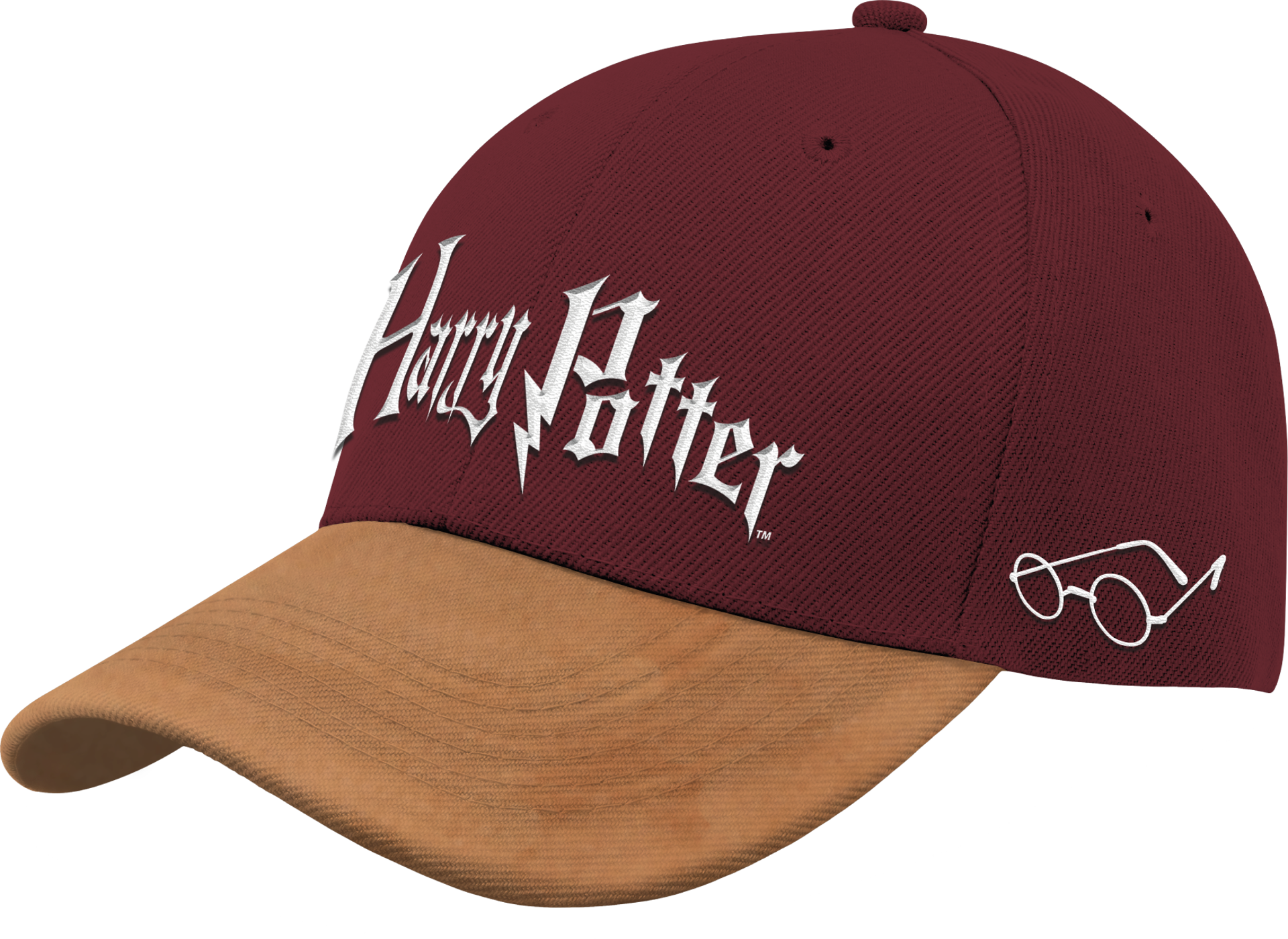 Harry Potter - Casquette de Baseball Harry Potter Bordeaux et Beige