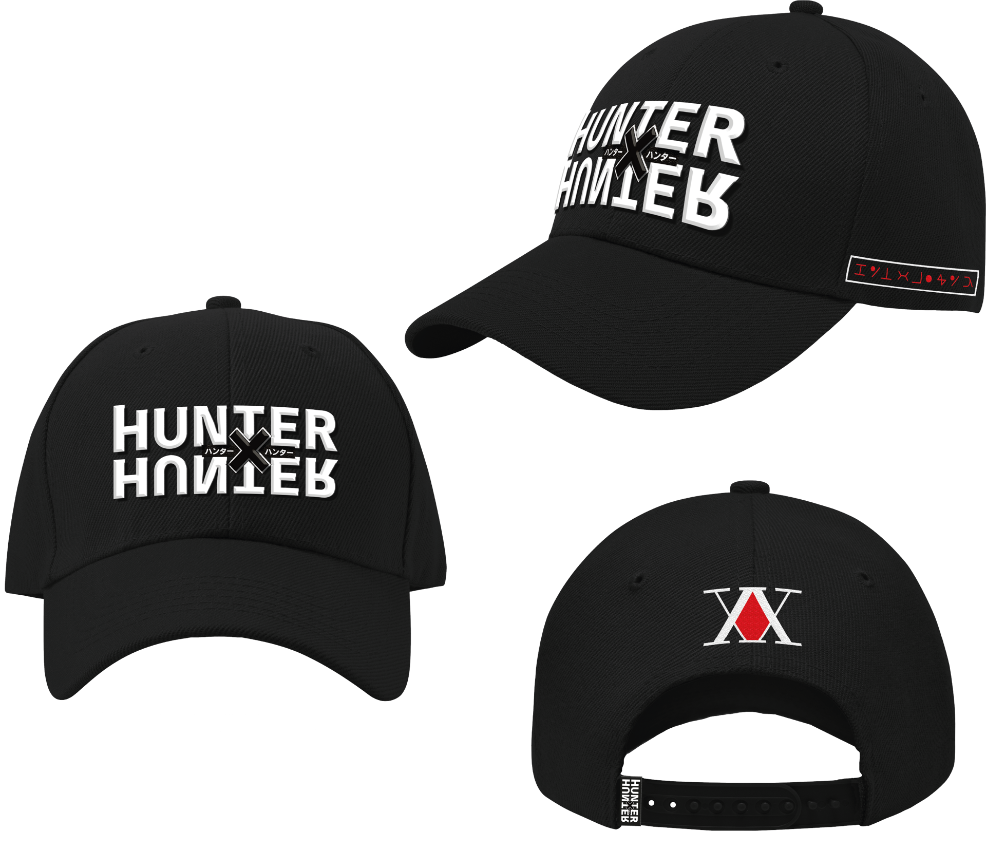 Hunter X Hunter - Casquette de Baseball Logo Noir - flash vidéo