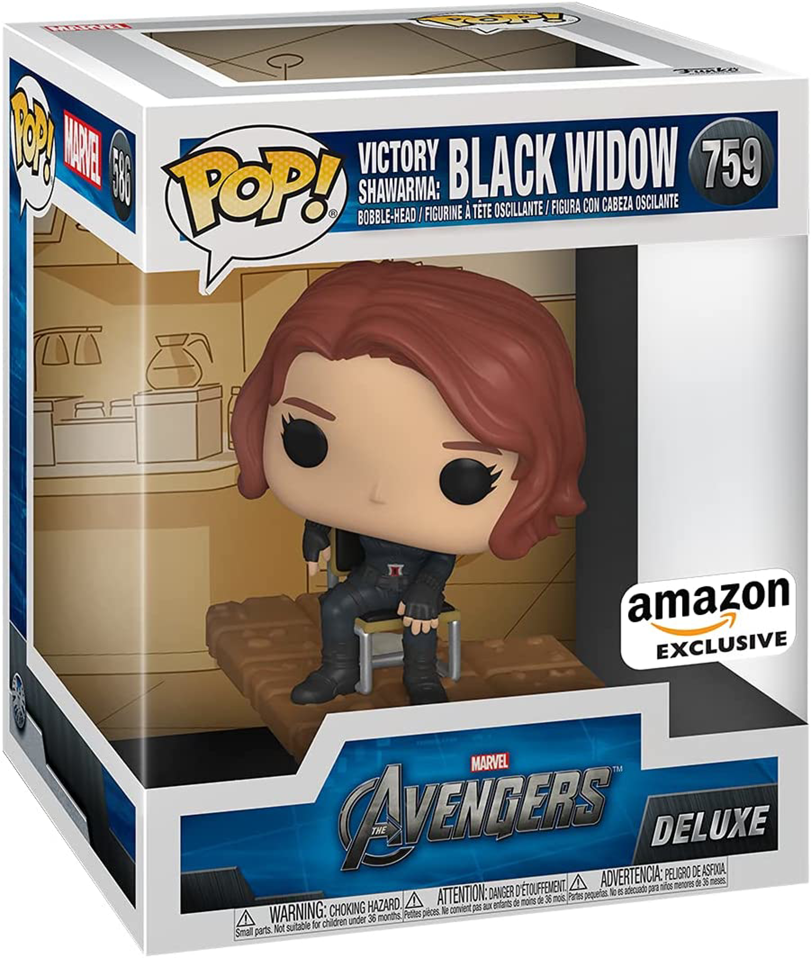 Funko Pop! Deluxe: Marvel Avengers - Victory Shawarma: Black Widow - US Exclusive - flash vidéo