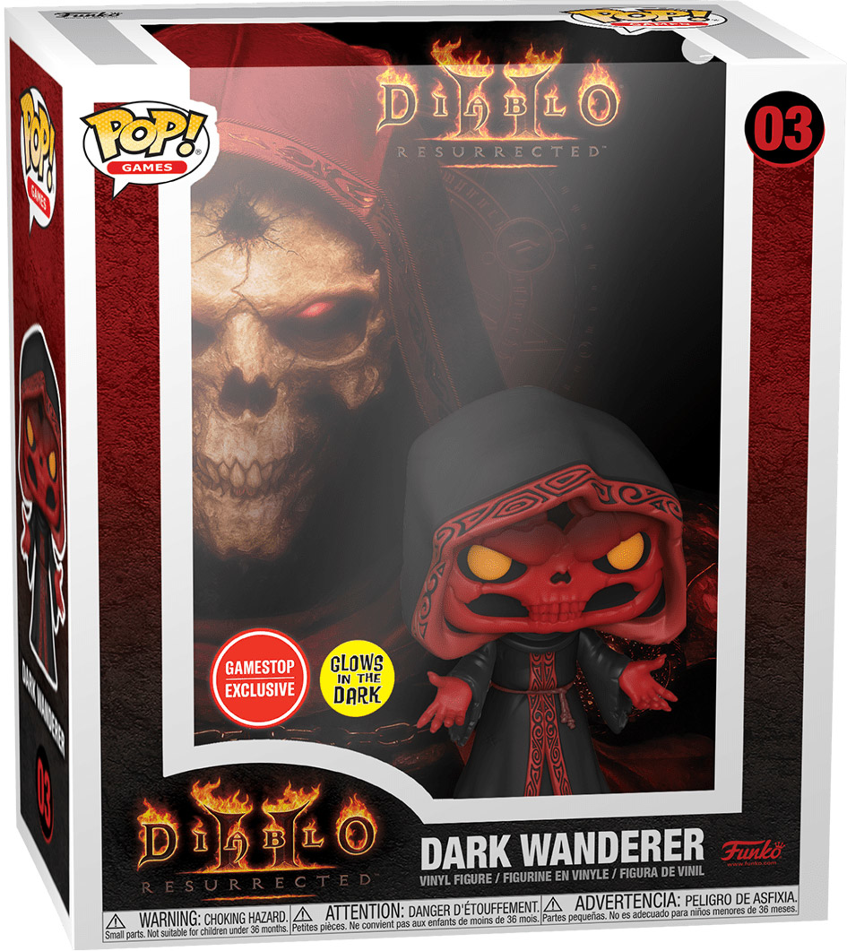 Funko Pop! Game Cover: Diablo 2 - Dark Wanderer (Glow in the Dark) - US Exclusive - flash vidéo