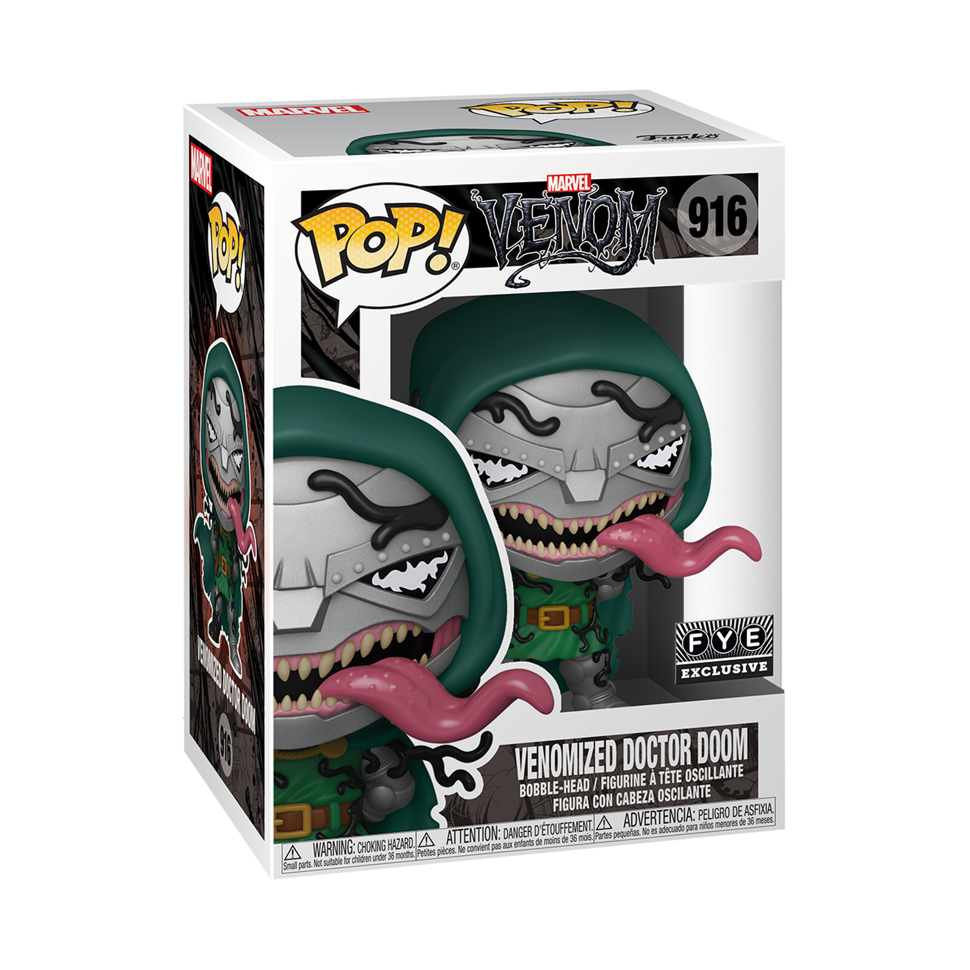 Funko Pop! Marvel: Venom - Venomized Dr. Doom (with Glow in the Dark Chase) - US Exclusive