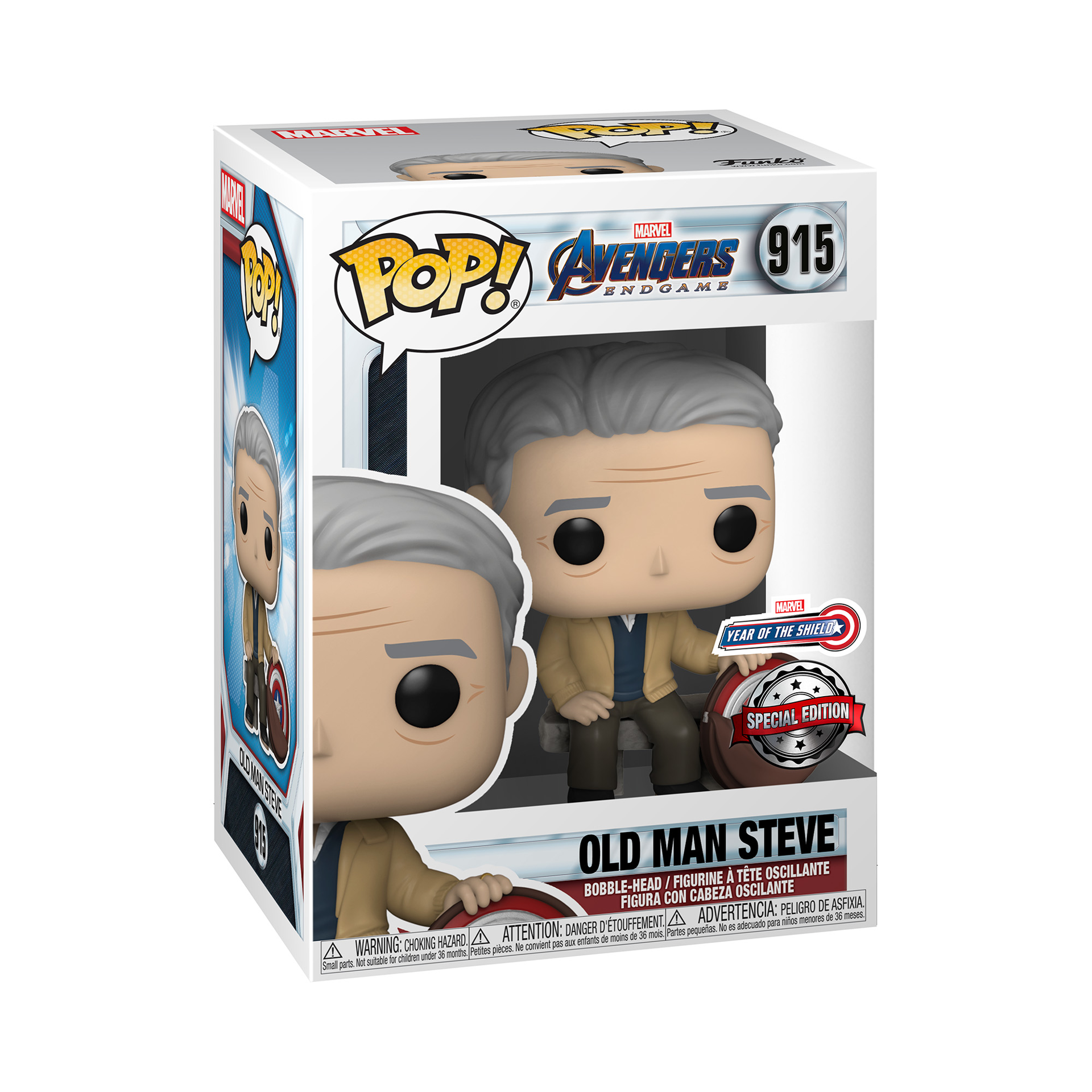 Funko Pop! Marvel: Avengers Endgame - Old Man Steve - US Exclusive