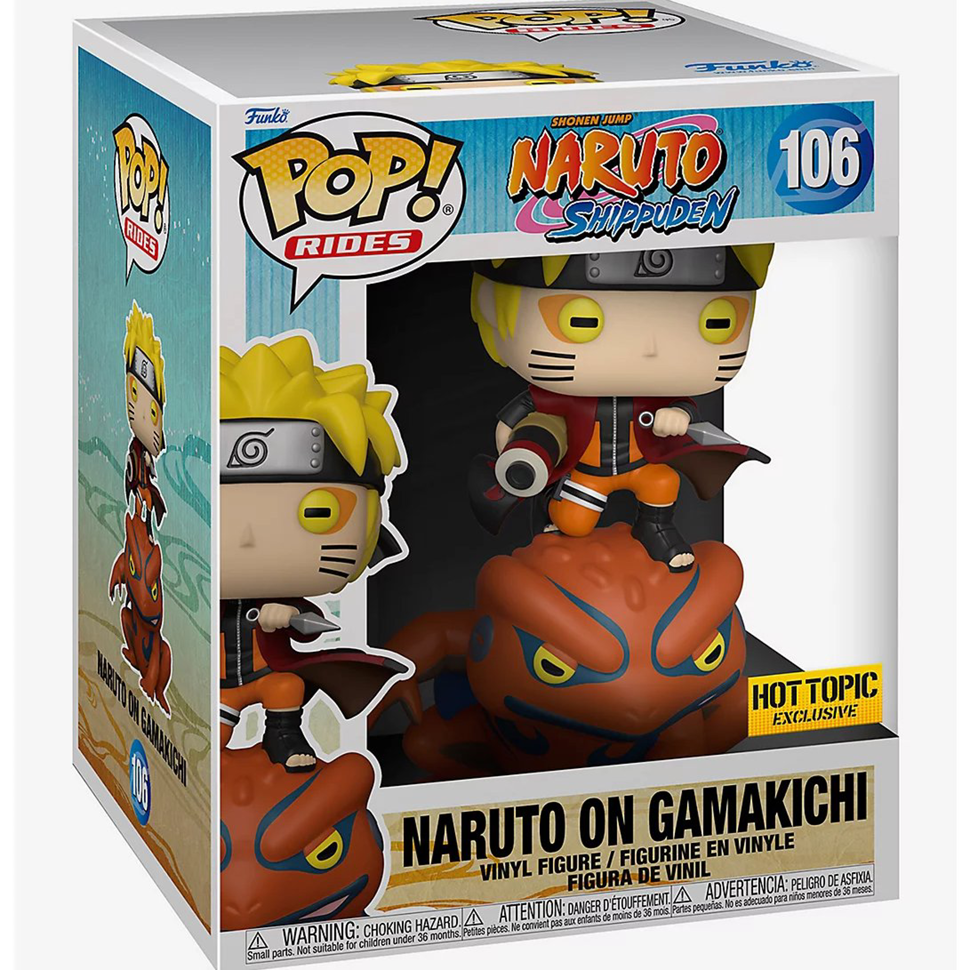 Funko Pop! Rides Deluxe: Naruto - Sage Mode Naruto & Gamakichi - US Exclusive - flash vidéo