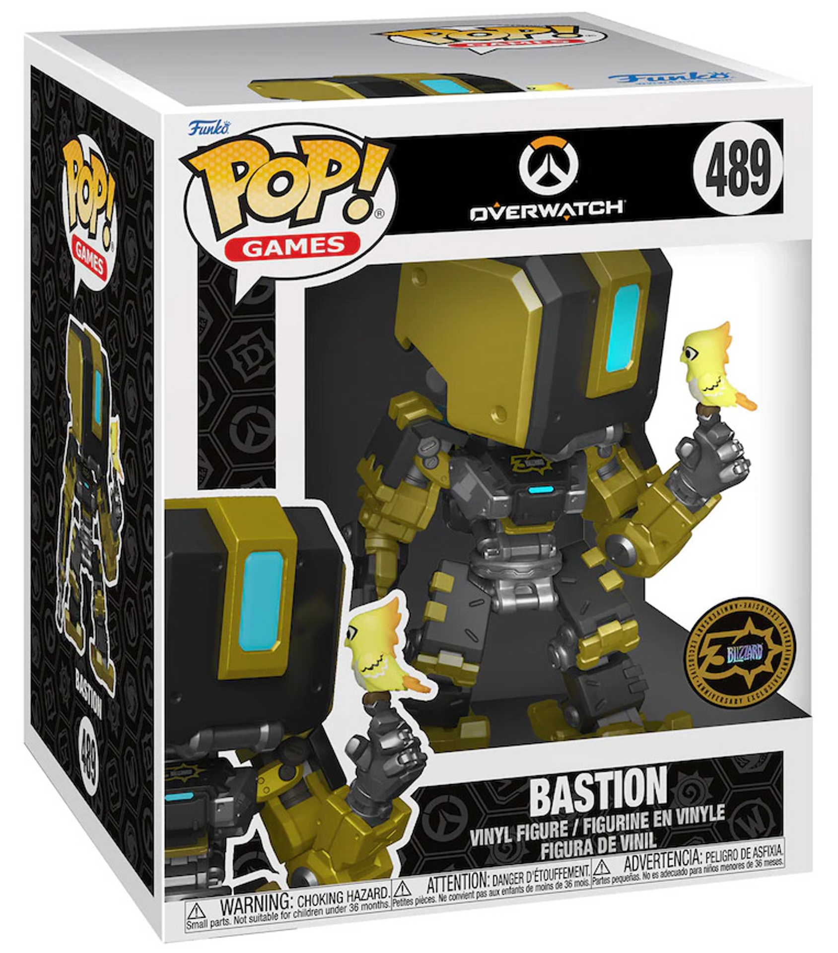 Funko Pop! Super: Overwatch - Bastion (Blizzard 30th Anniversary) 6" Super Sized Pop! - US Exclusive - flash vidéo