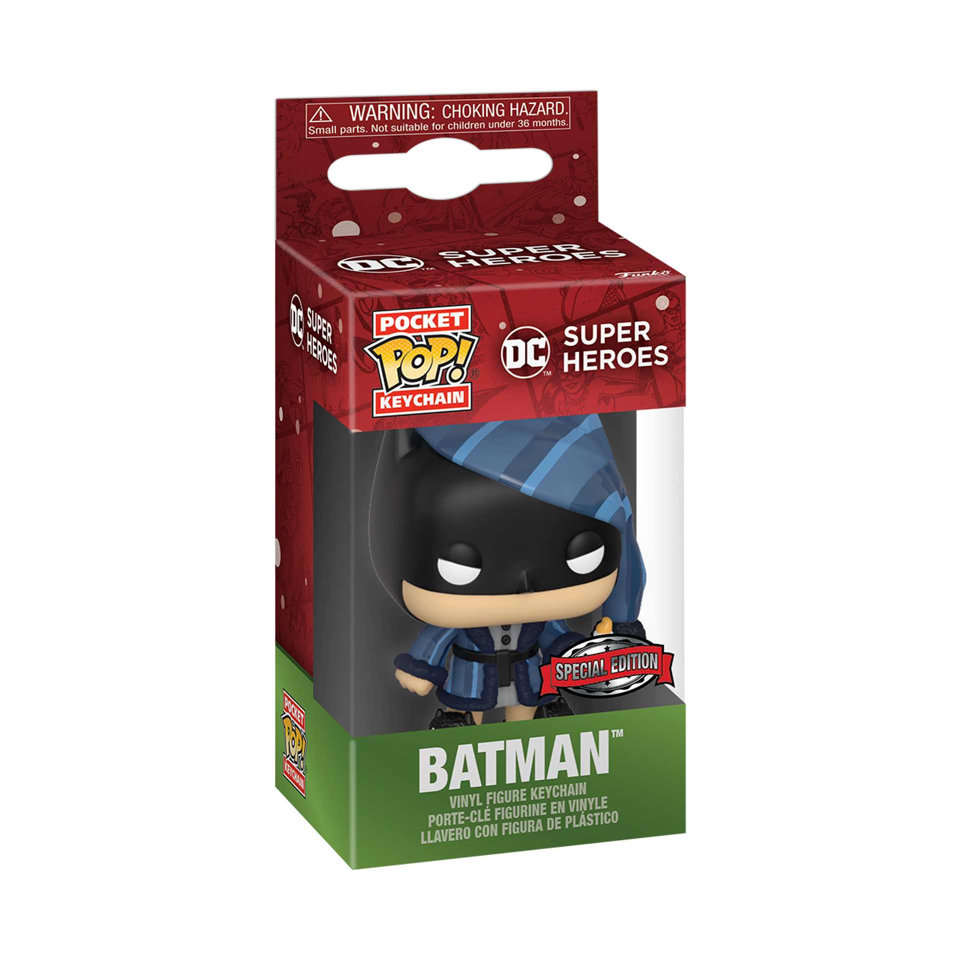 Funko Pocket Pop! Keychain: DC Holiday - Batman (Scrooge) - US Exclusive